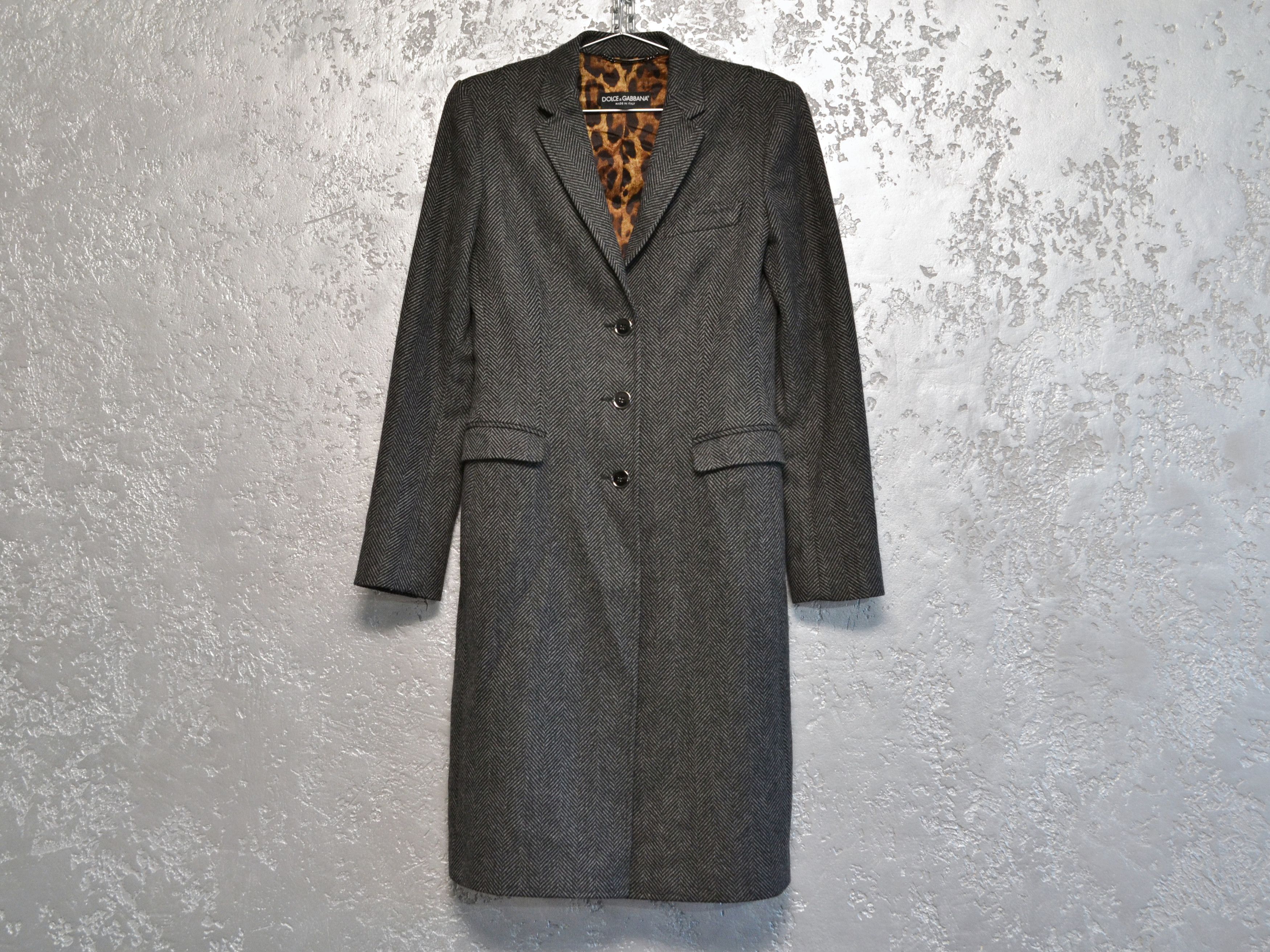 Dolce & Gabbana Dolce & Gabbana Wool Trench Coat Women Gray Size 40 Size M / US 6-8 / IT 42-44 - 1 Thumbnail