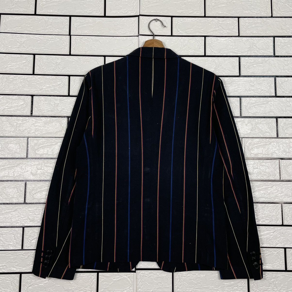 Japanese Brand Cuatom Culture Dressd Punk Stripe Jacket Size US S / EU 44-46 / 1 - 7 Thumbnail