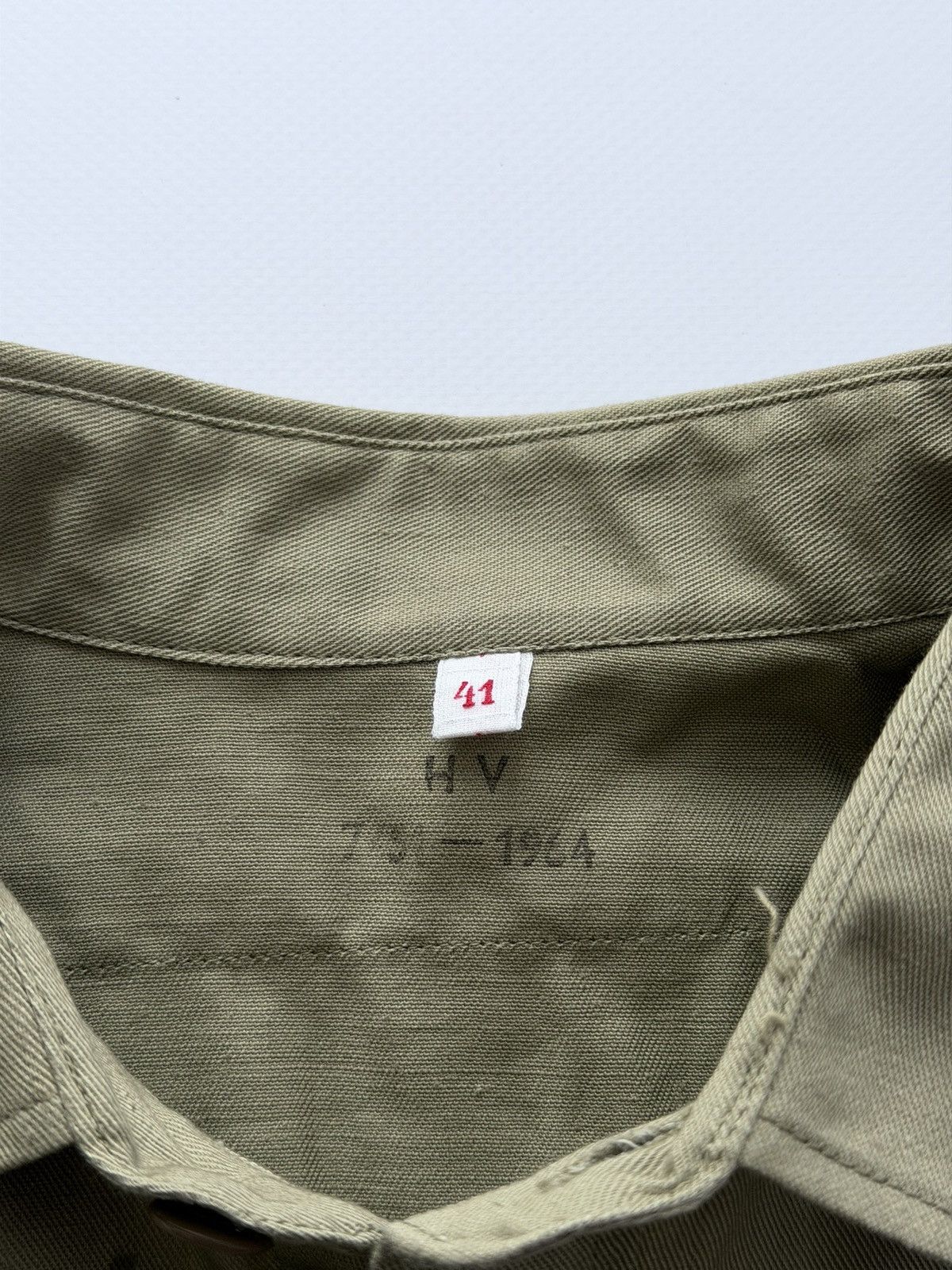 Vintage Vintage 1964 Dated German Military Long Shirt Size US L / EU 52-54 / 3 - 5 Thumbnail