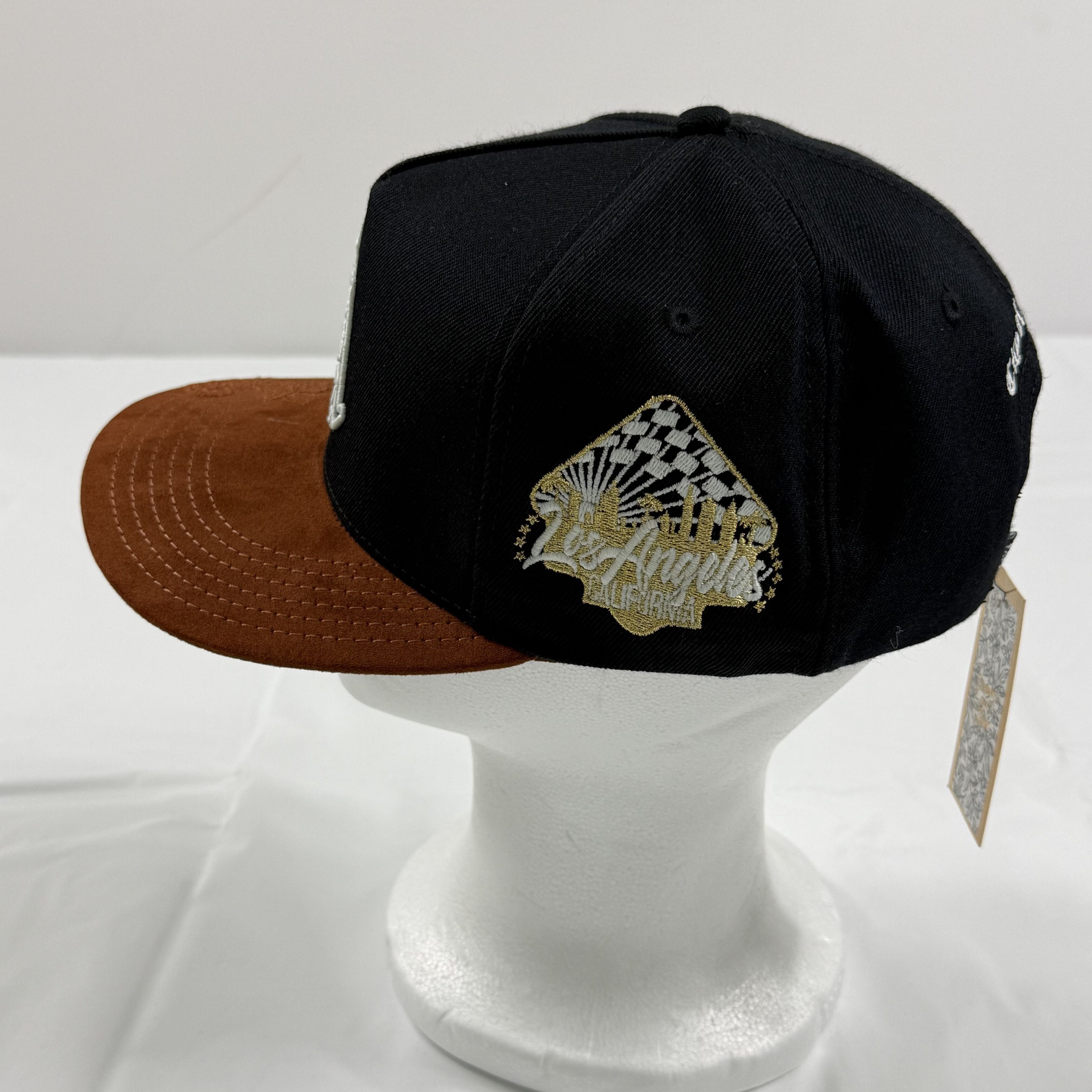 Other Dvniel.luu. LA City of Angels Snapback Suede Brim LA Size ONE SIZE - 5 Thumbnail