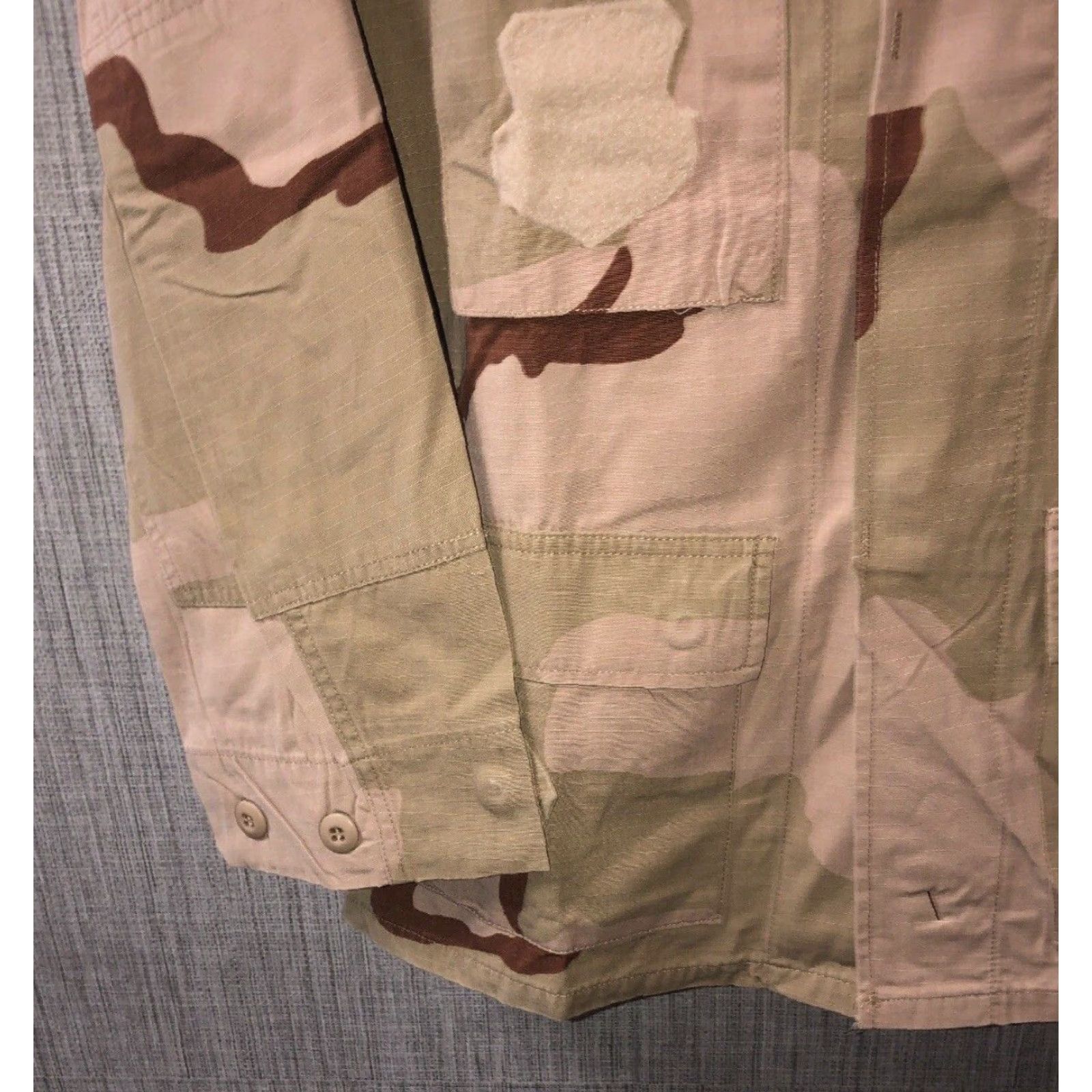 Vintage Mens Beige Camoflauge Military Jacket Size S Size US S / EU 44-46 / 1 - 3 Thumbnail