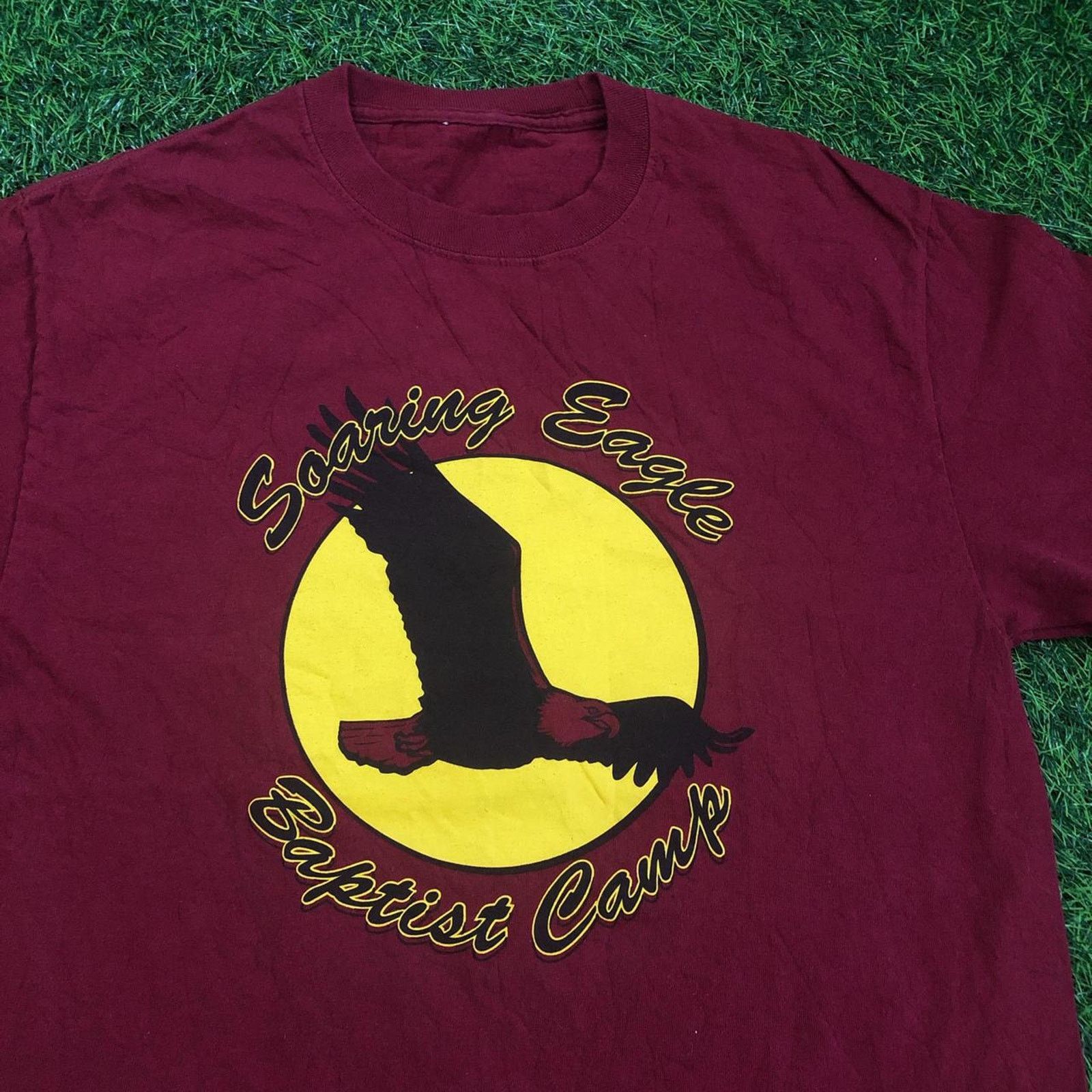 Other Men’s Maroon ‘Soaring Eagles Baptist Camp’ Graphic Tee Size US S / EU 44-46 / 1 - 3 Thumbnail