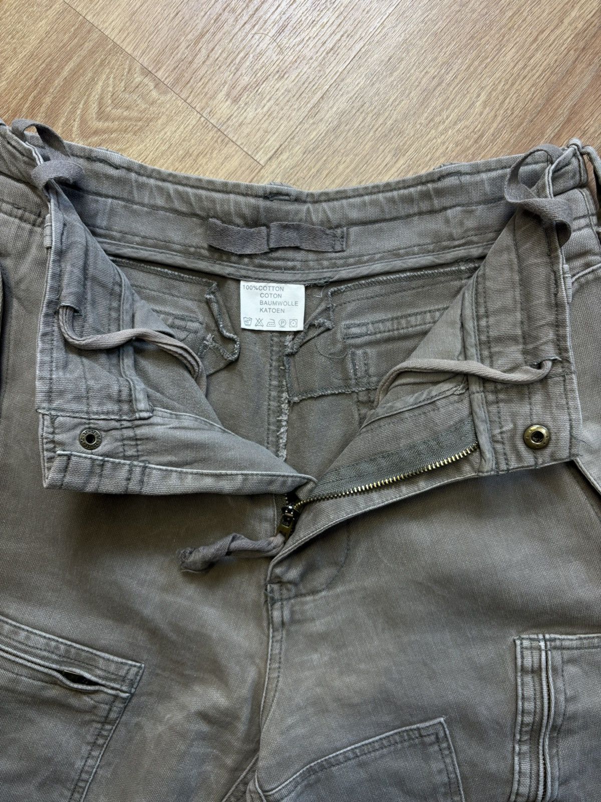 Vintage Vintage Bondage Khaki Green Technical Cargo Pants (32x30) Size US 32 / EU 48 - 5 Thumbnail