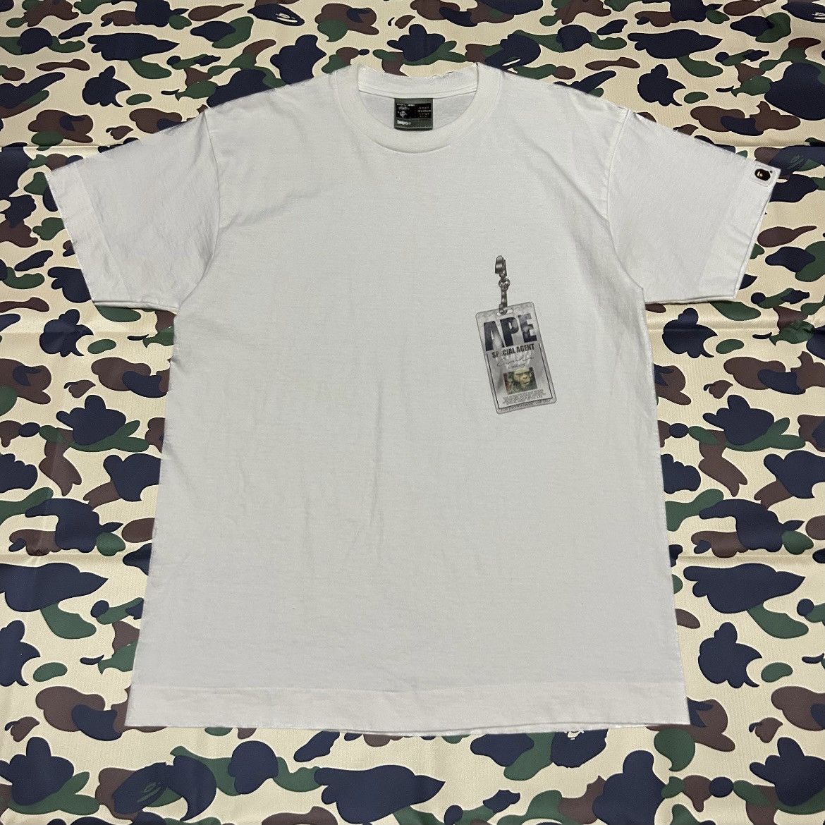 Bape Ape Special Agent Tee Size US M / EU 48-50 / 2 - 1 Thumbnail