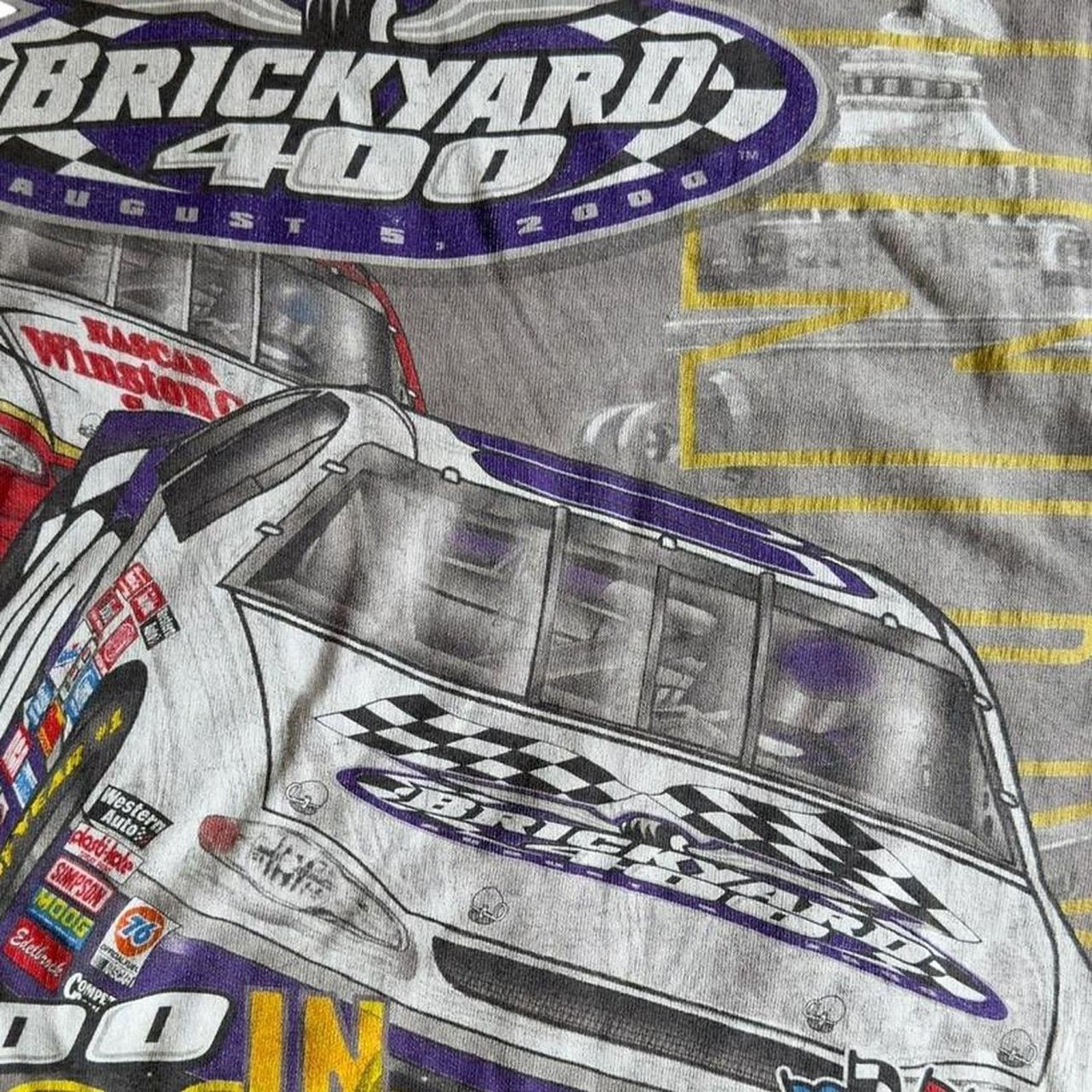 Chase Authentics Vintage NASCAR Brickyard 2000s Tee Size US XL / EU 56 / 4 - 2 Thumbnail