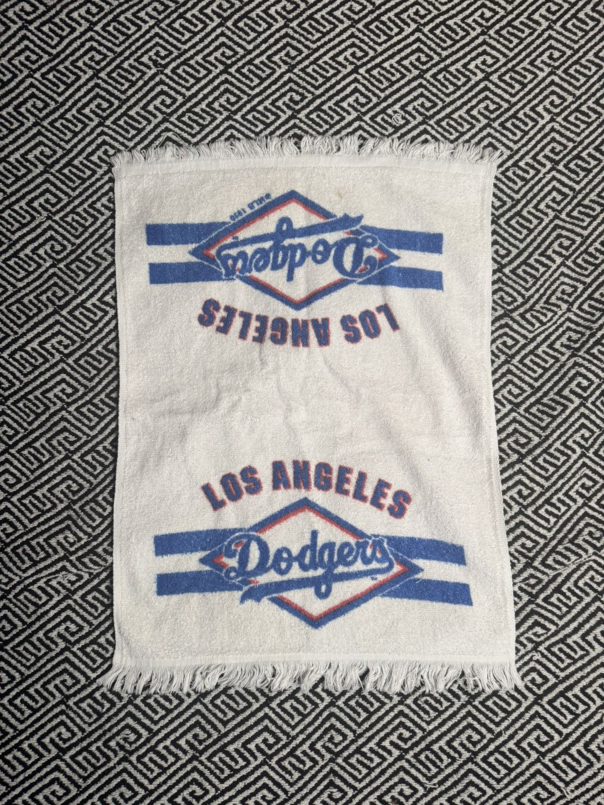 MLB 1985 Vintage Los Angeles Dodgers Fan Sweat Towel Size ONE SIZE - 19 Thumbnail