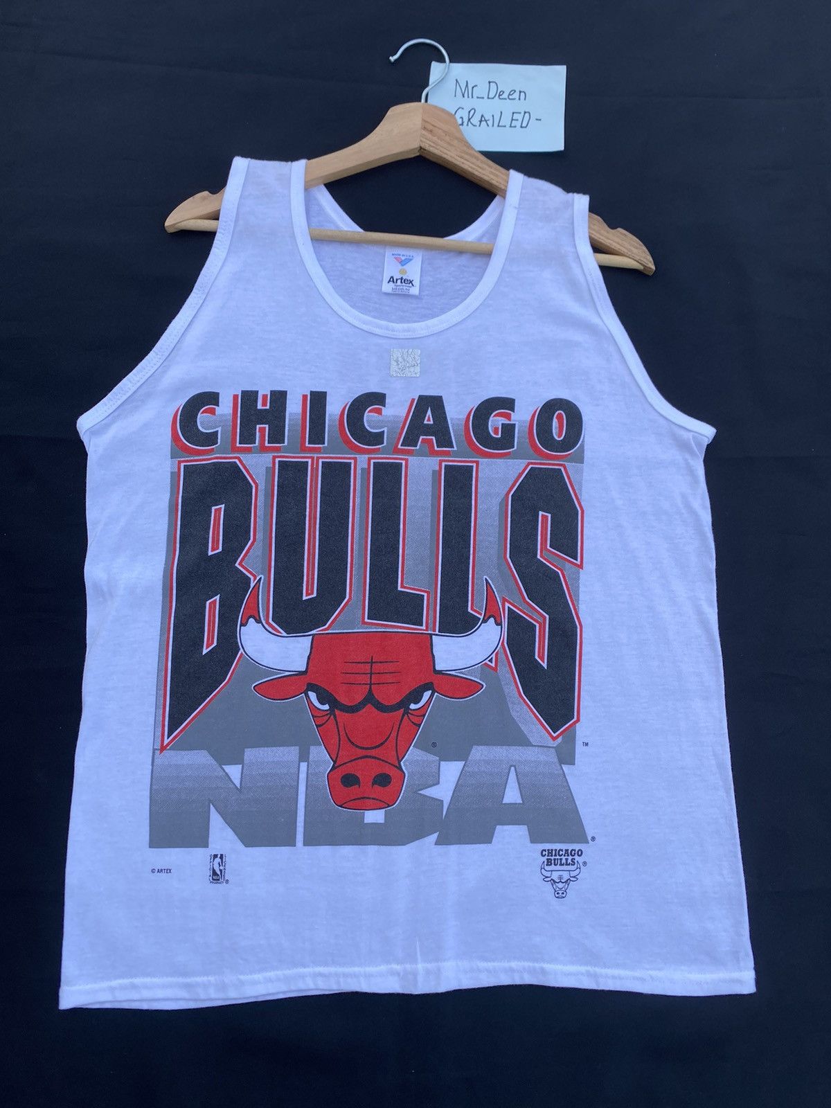 NBA Rare Vintage Chicago Bulls NBA Sleeveless Tee/Singlet Size US M / EU 48-50 / 2 - 4 Thumbnail