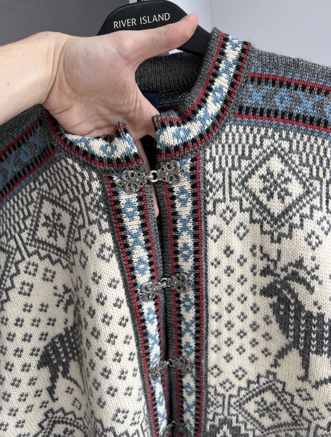 Other Vintage Skjaeveland of Norway Cardigan Sweater Wool Size US S / EU 44-46 / 1 - 7 Thumbnail