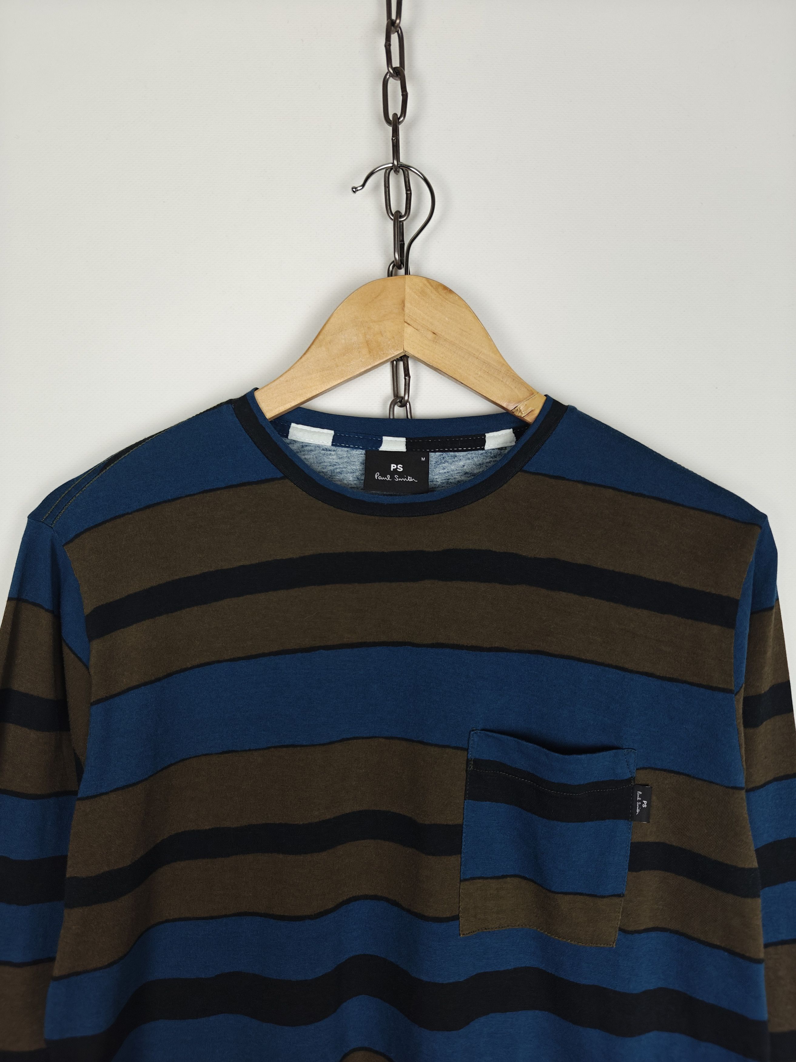 Paul Smith Paul Smith Longsleeve Pullover Striped size M Size US M / EU 48-50 / 2 - 2 Thumbnail