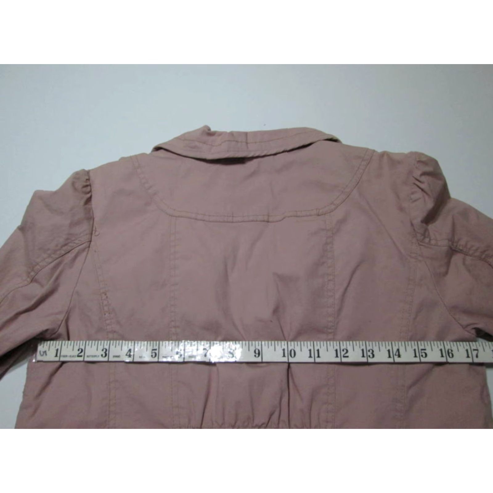 Pinko Nori Womens Basic Jacket Pink Cotton Outerwear M Casual Button Collared Pockets Solid Regular Size M Women Size M / US 6-8 / IT 42-44 - 6 Thumbnail