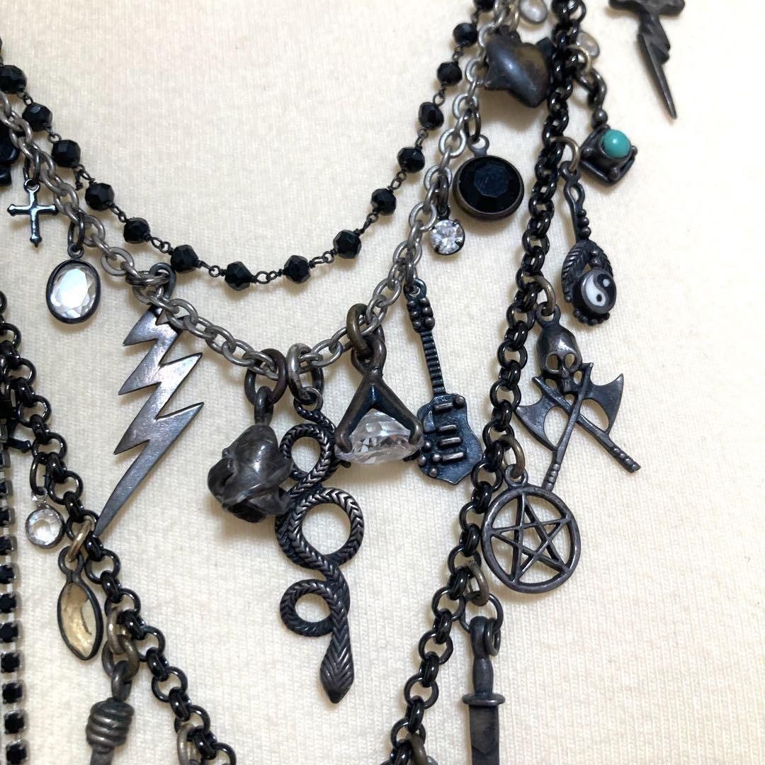 アクセサリー gunda TAROT NERO NECKLACE GUNDA TAROT NECKLACE