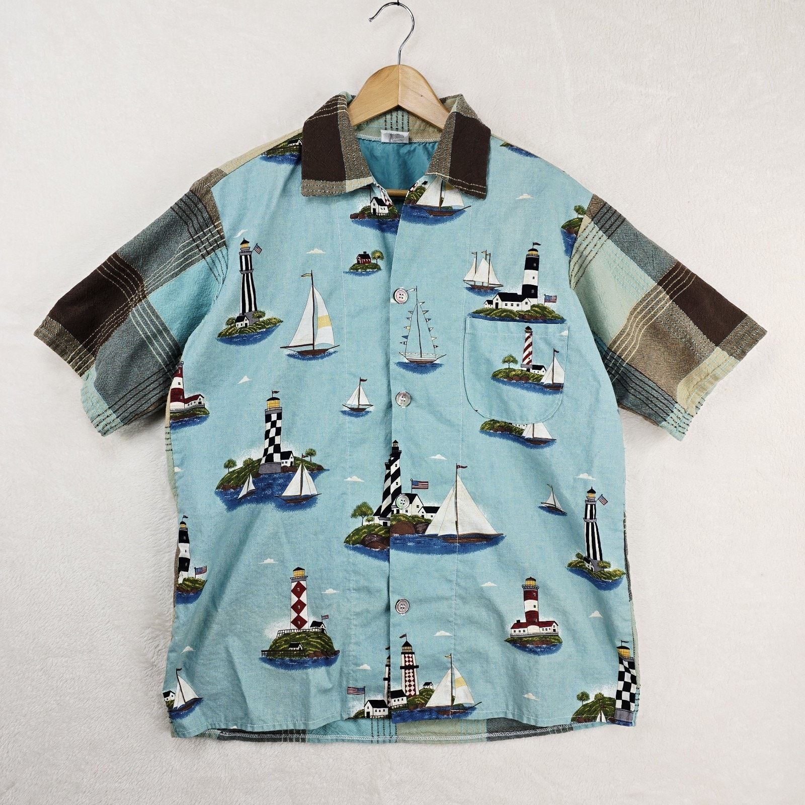 Other California Originals By Kathryn Shirt L Sail Boat Vintage Size US L / EU 52-54 / 3 - 2 Thumbnail