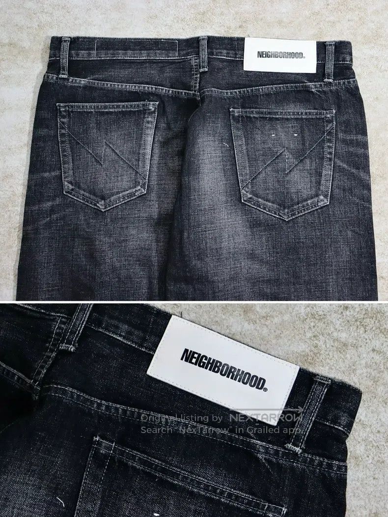Neighborhood Neighborhood size XL 24ss Washed Dp-wide Basic Washed Deni Size US 27 - 4 Thumbnail