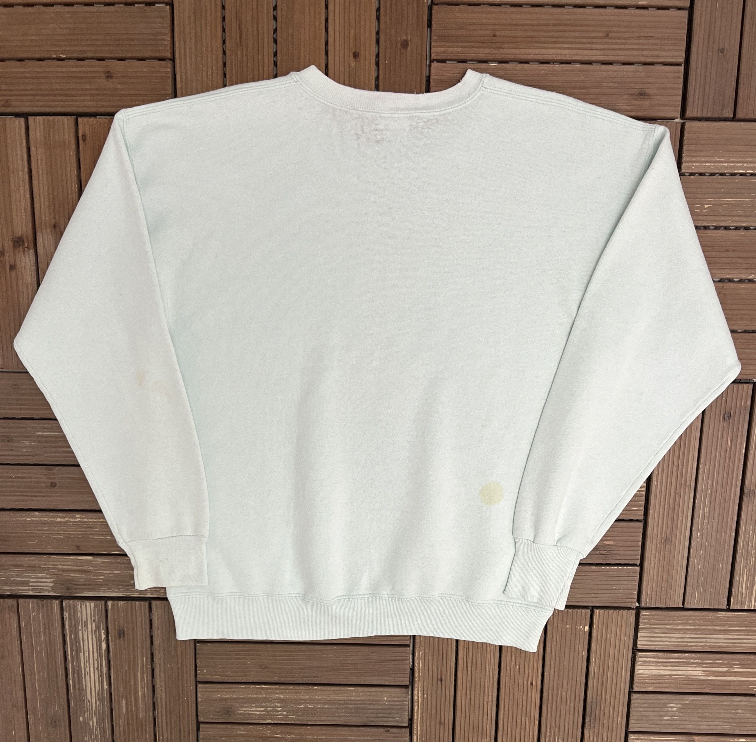 Lee × Vintage Lee Heavyweight Blue Blank Vintage Crewneck Sweater Size US XL / EU 56 / 4 - 3 Thumbnail