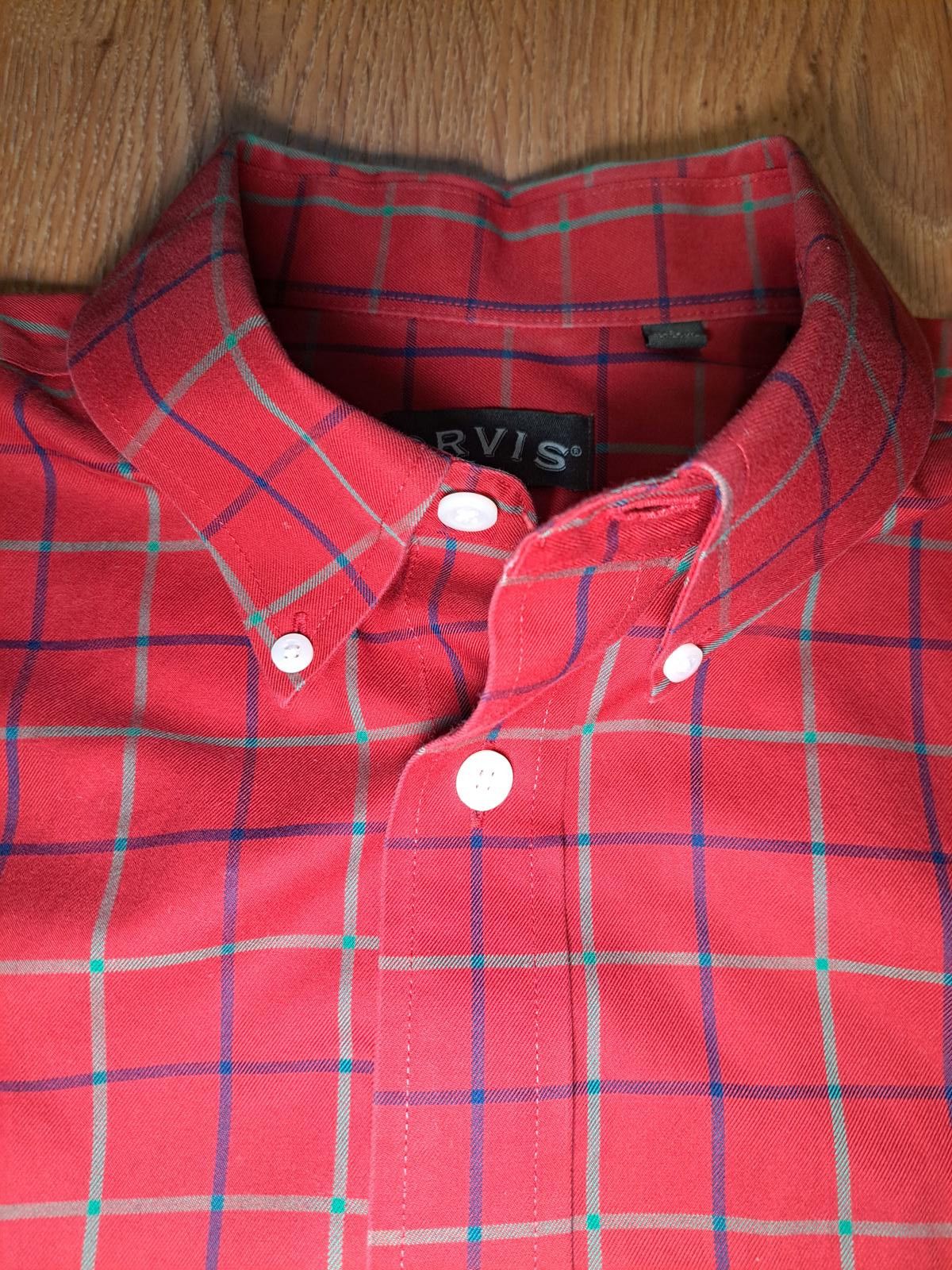Orvis Orvis Long Sleeve Shirt Mens Large Red Windowpane Cotton Size US L / EU 52-54 / 3 - 4 Thumbnail