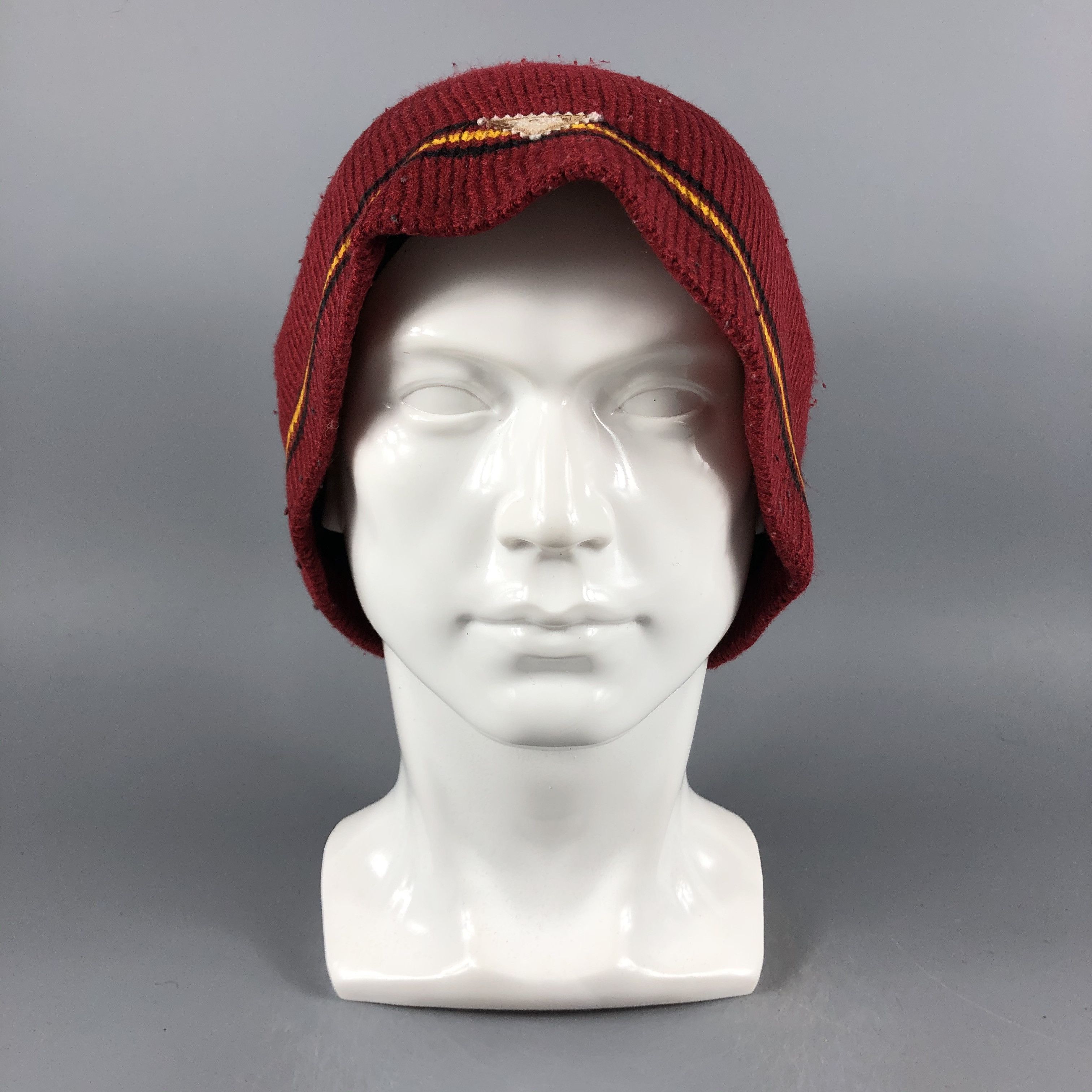 Vintage Red Stripe Cuffless Beanie Snow Hat Snow Cap -D1117 Size ONE SIZE - 7 Thumbnail