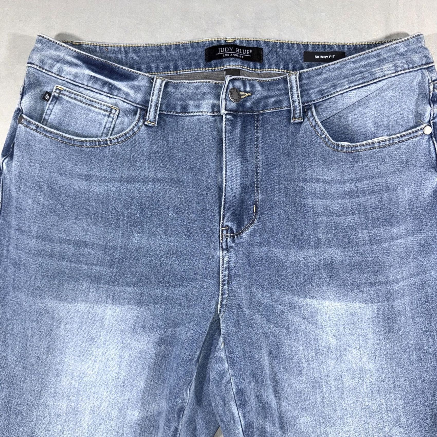 Vintage Judy Blue Jeans Womens 18W Medium Wash High Rise Skinny Stretch Denim Pants Size 40" / US 18 - 5 Thumbnail