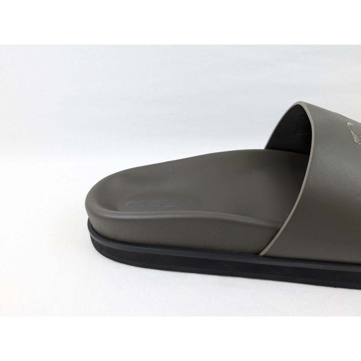 Off-White o1rshd1 Pool Time Slider in Military Green Size US 9 / EU 42 - 4 Thumbnail