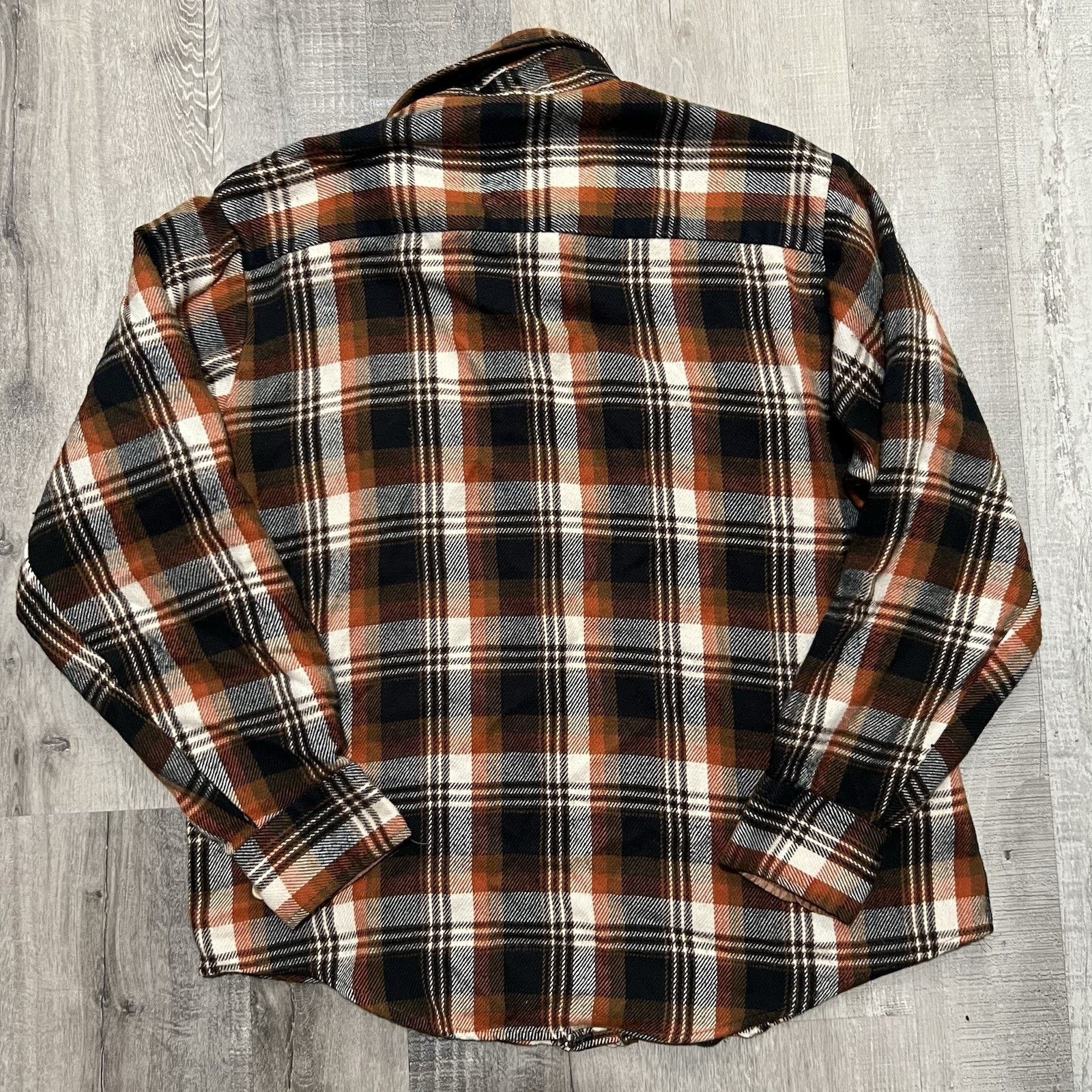 Fieldmaster VTG Fieldmaster Flannel Shirt 80s Plaid Acrylic Button Shirt Size US L / EU 52-54 / 3 - 2 Thumbnail
