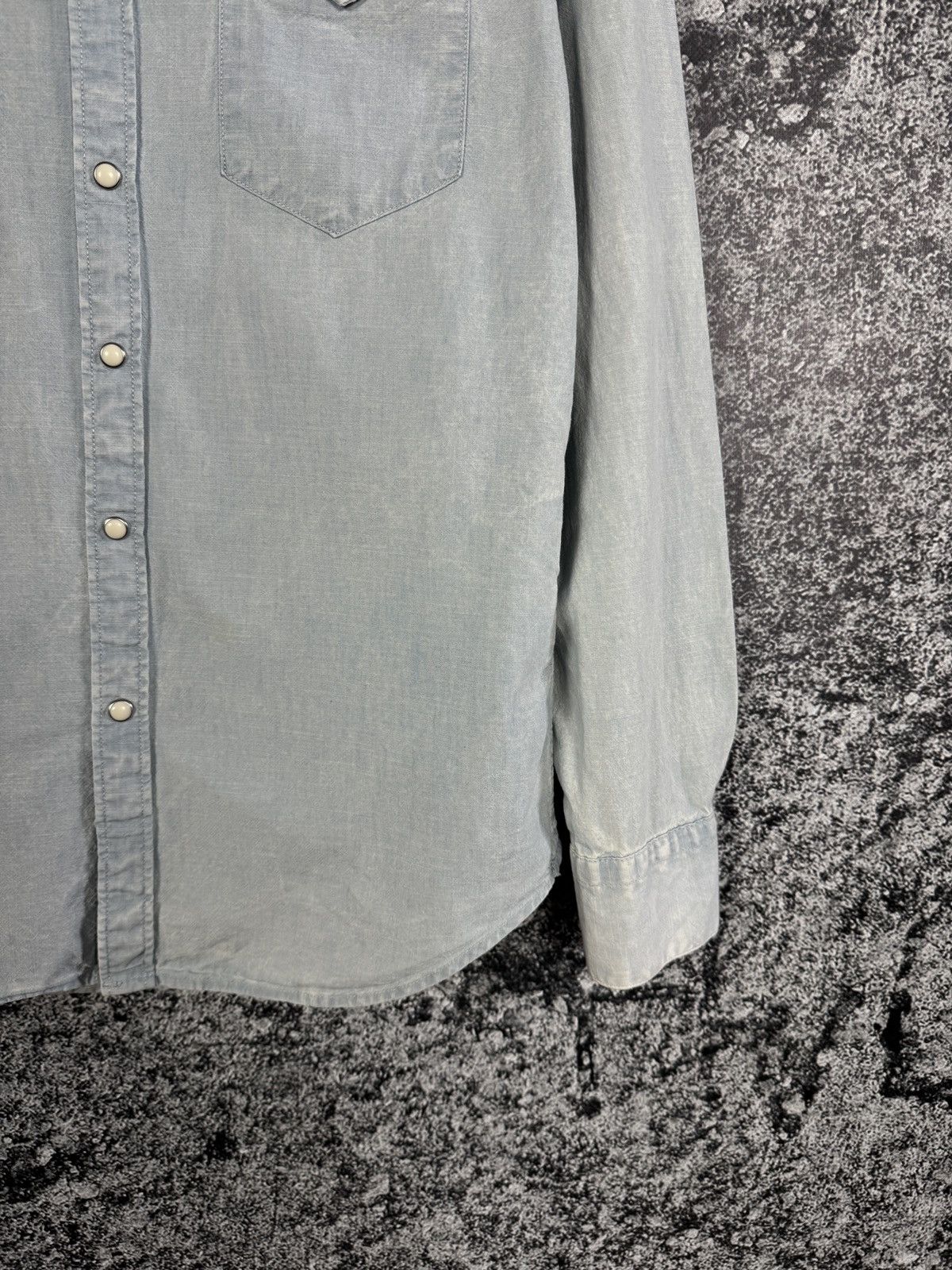 Levi's Levi’s Long Sleeve Denim Shirt Snap Button Blue Size M Size US M / EU 48-50 / 2 - 5 Thumbnail