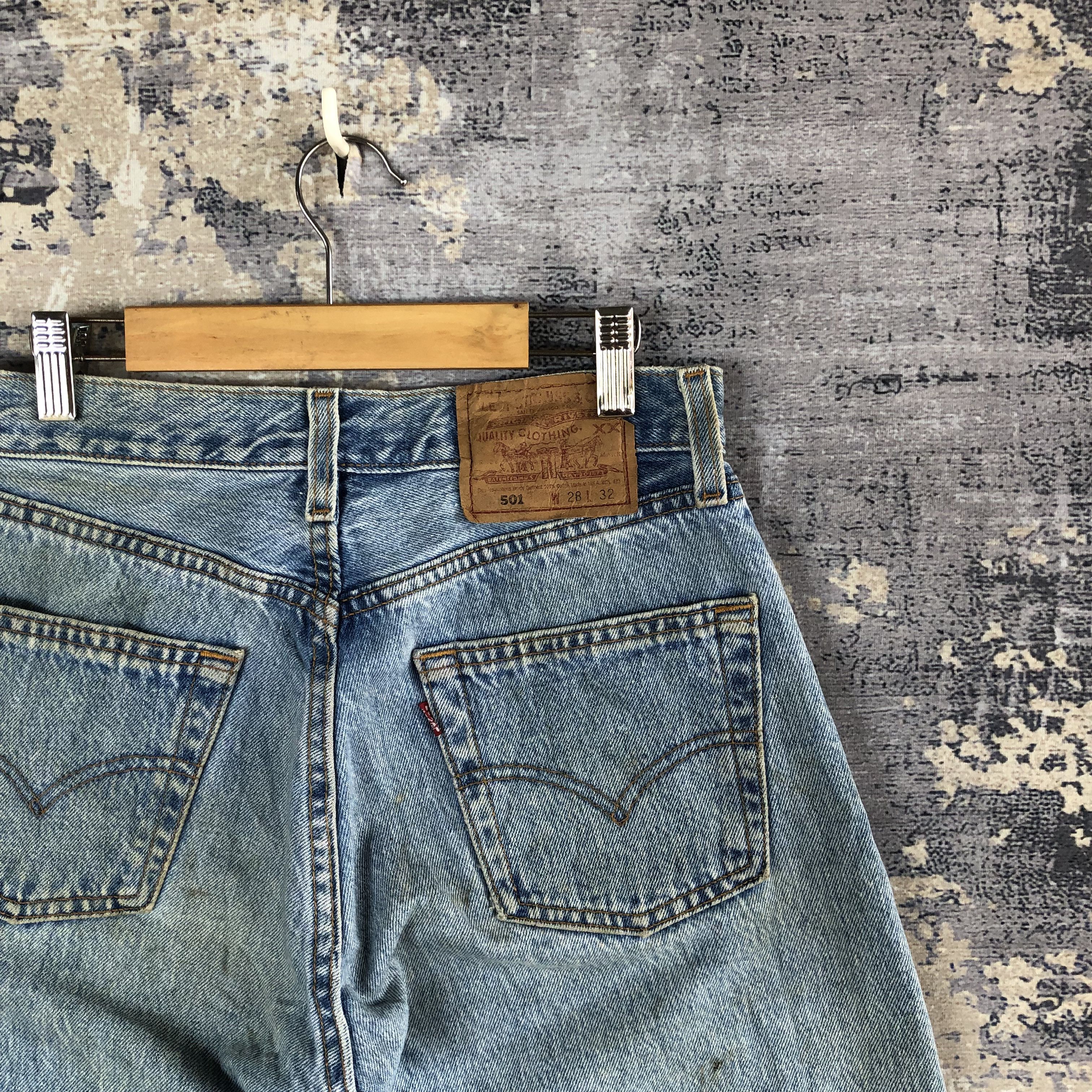 Levi's Vintage Levis 501 Jeans Dirty Levi's Faded Stone Wash Denim Size 26" / US 2 / IT 38 - 5 Thumbnail