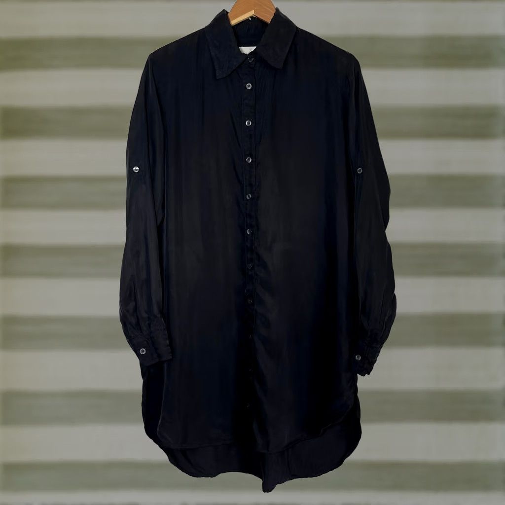 Vintage Tribe Kelley Women's Shirt Long Tunic Button-Up Black XS? Not applicable. Size M / US 6-8 / IT 42-44 - 1 Thumbnail