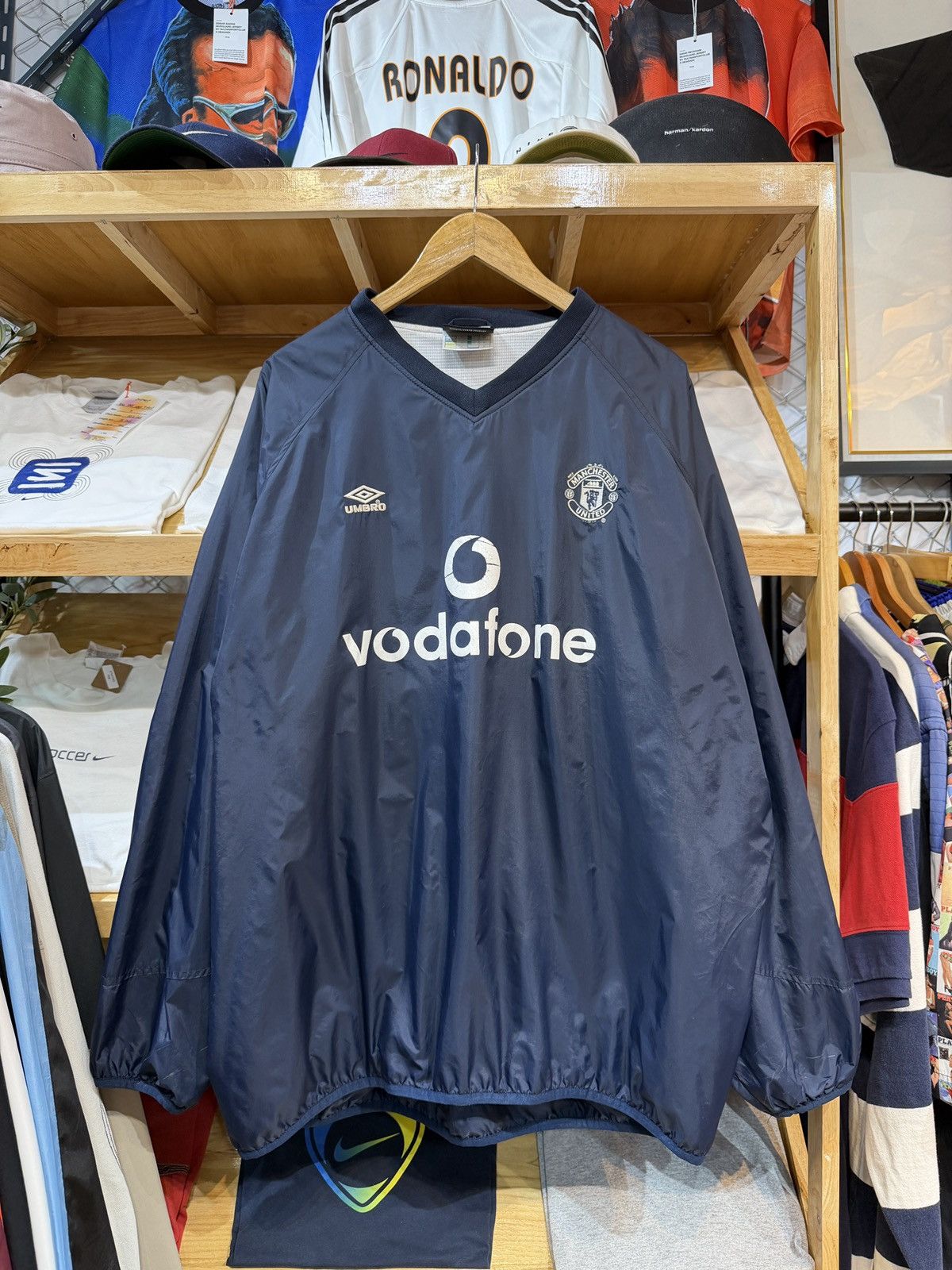 Umbro Vintage Manchester United 2000-01 Umbro Windbreaker Jacket Size US XL / EU 56 / 4 - 1 Thumbnail
