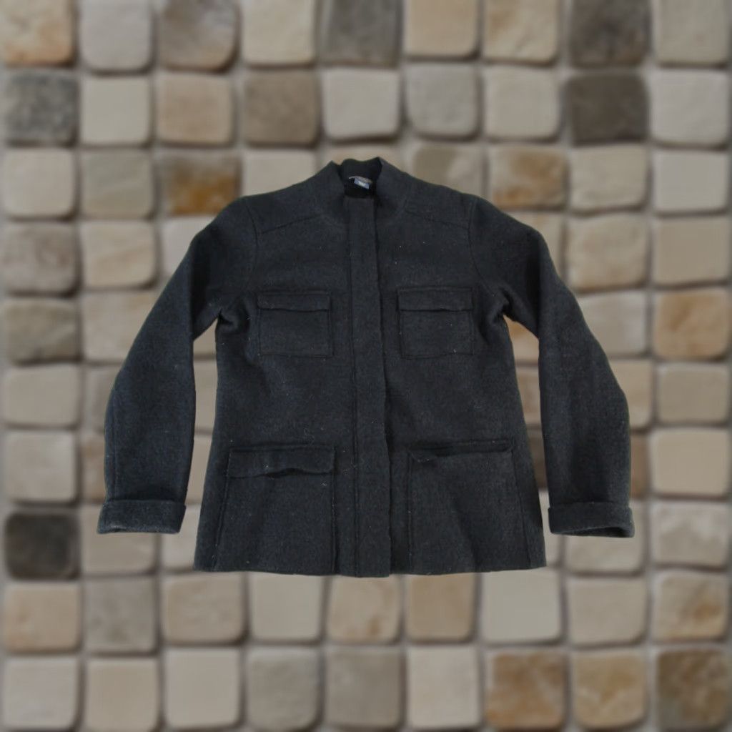 Pendleton Pendleton Jacket Womens Petite Small Black Merino Wool Jacket Size S / US 4 / IT 40 - 1 Thumbnail