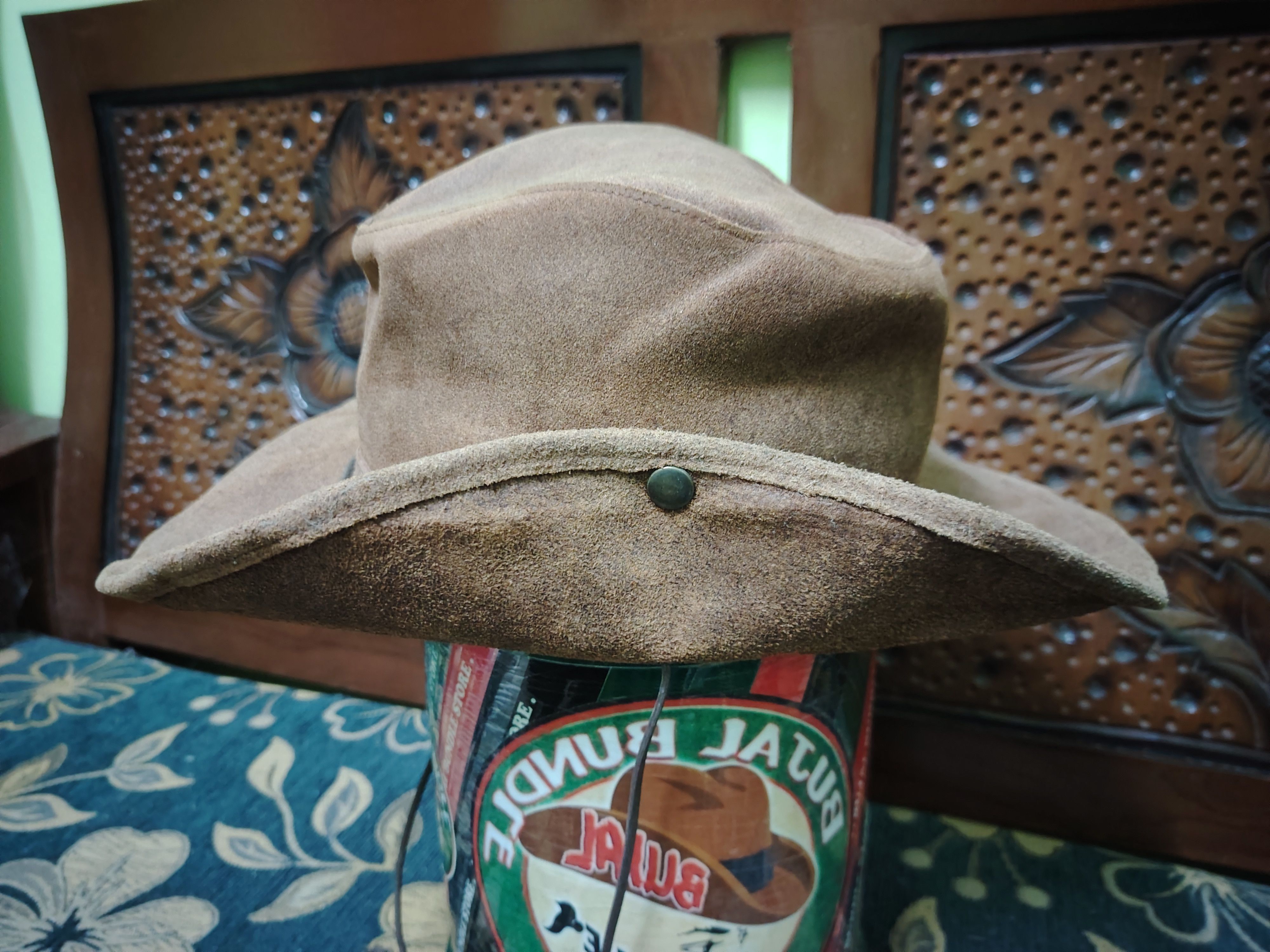 Minnetonka Vintage Minnetonka Genuine Leather Bucket Hat Size ONE SIZE - 6 Thumbnail