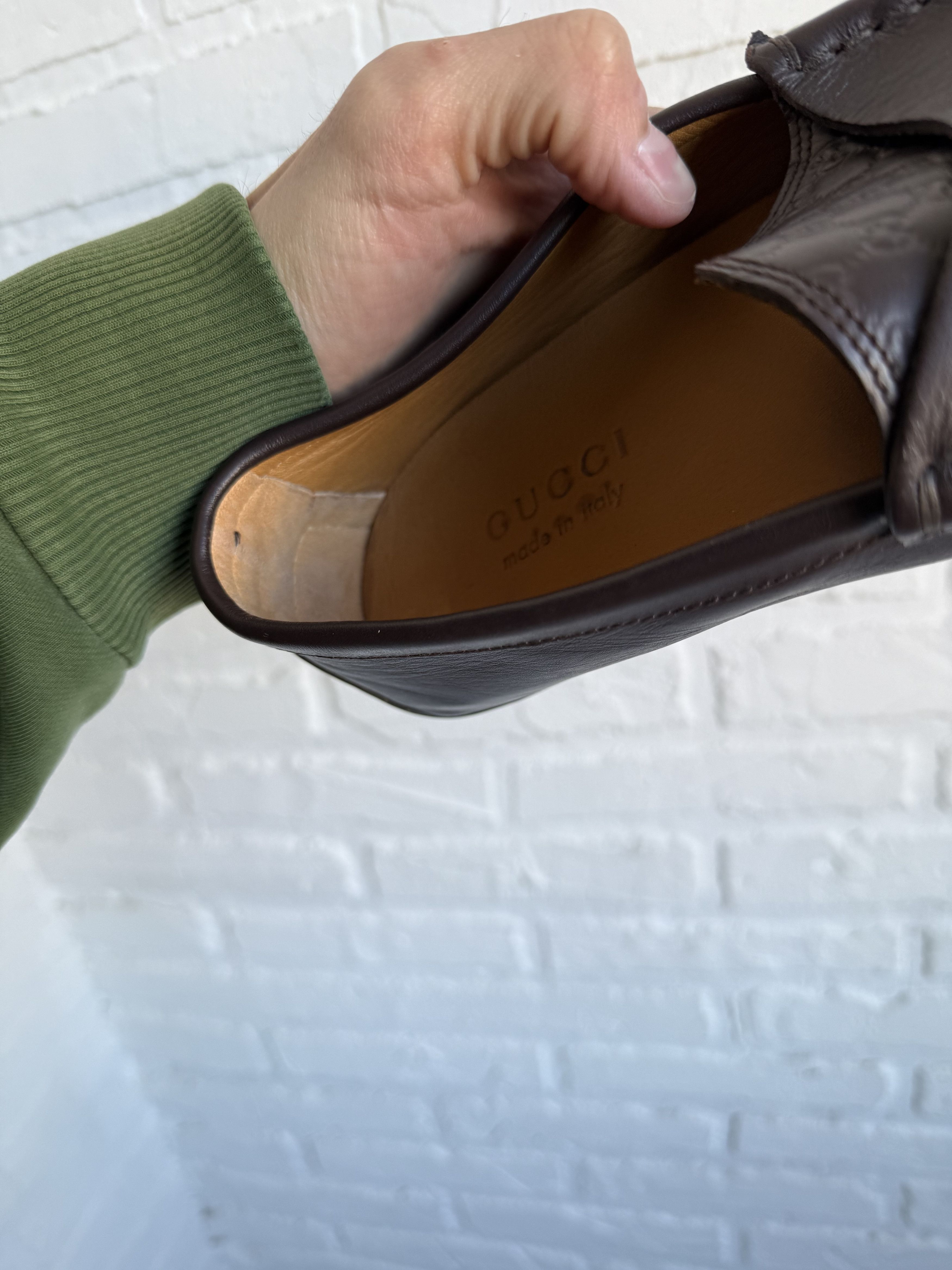 Gucci Gucci Guccissima brown driving loafers slip on Size US 8.5 / EU 41-42 - 8 Thumbnail