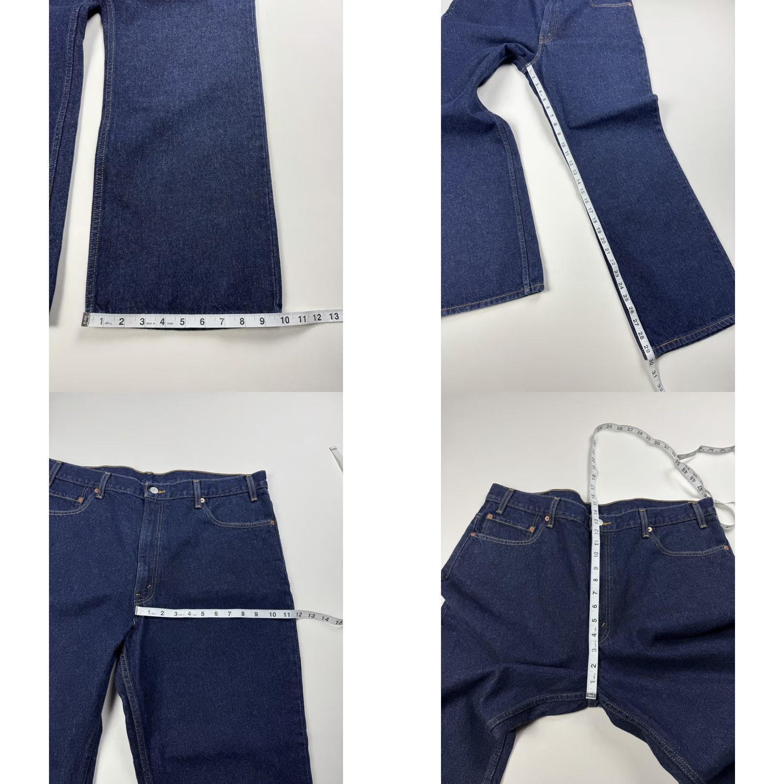 Levi's VINTAGE Levi’s 517 Boots jeans Mens 42x30 Dark Wash Blue 5-Pocket Denim Zipper Logo Fit Regular Size US 42 / EU 58 - 8 Thumbnail