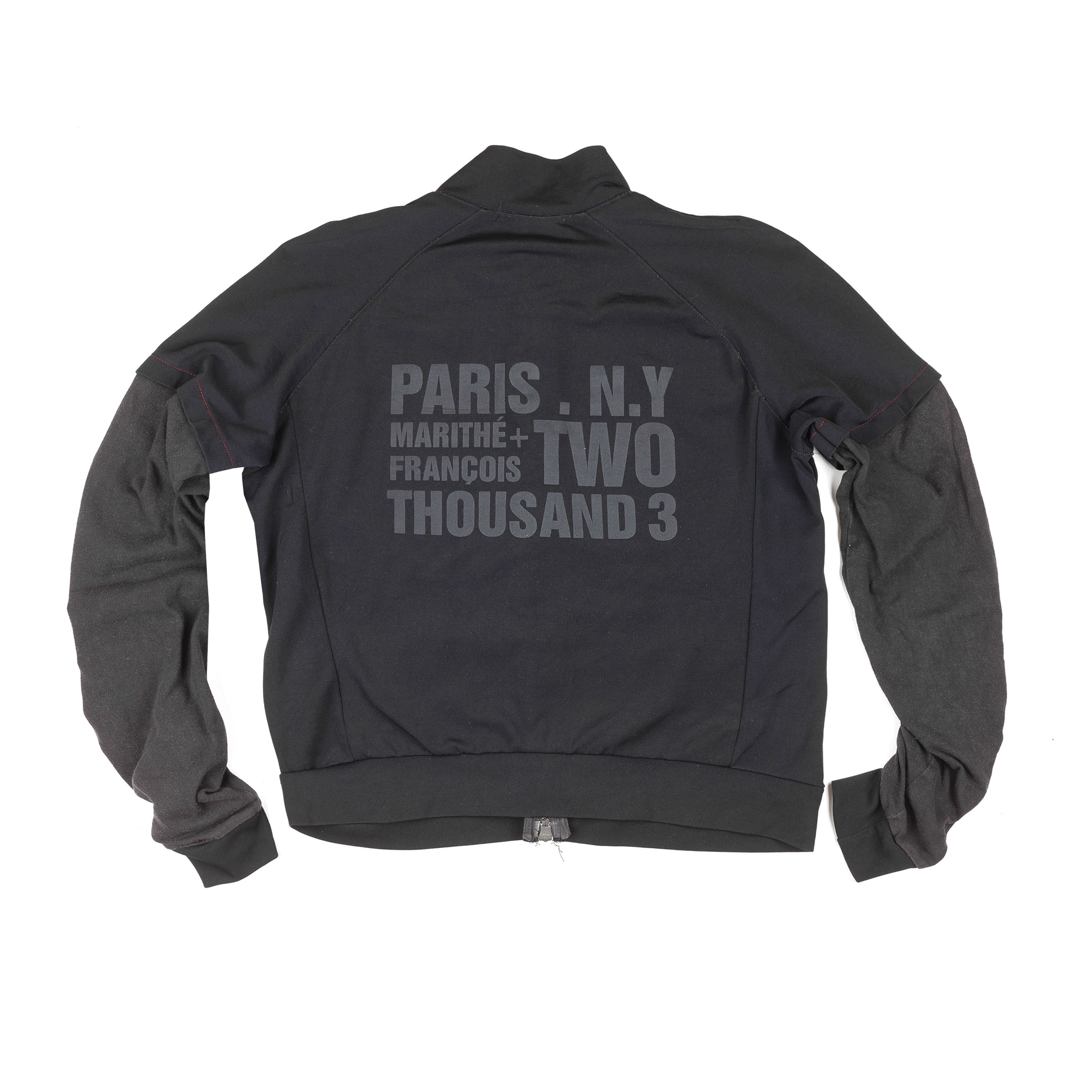 Marithe + Francois Girbaud Marithé François Girbaud Blue Ruffled Jacket (M) Size M / US 6-8 / IT 42-44 - 2 Thumbnail