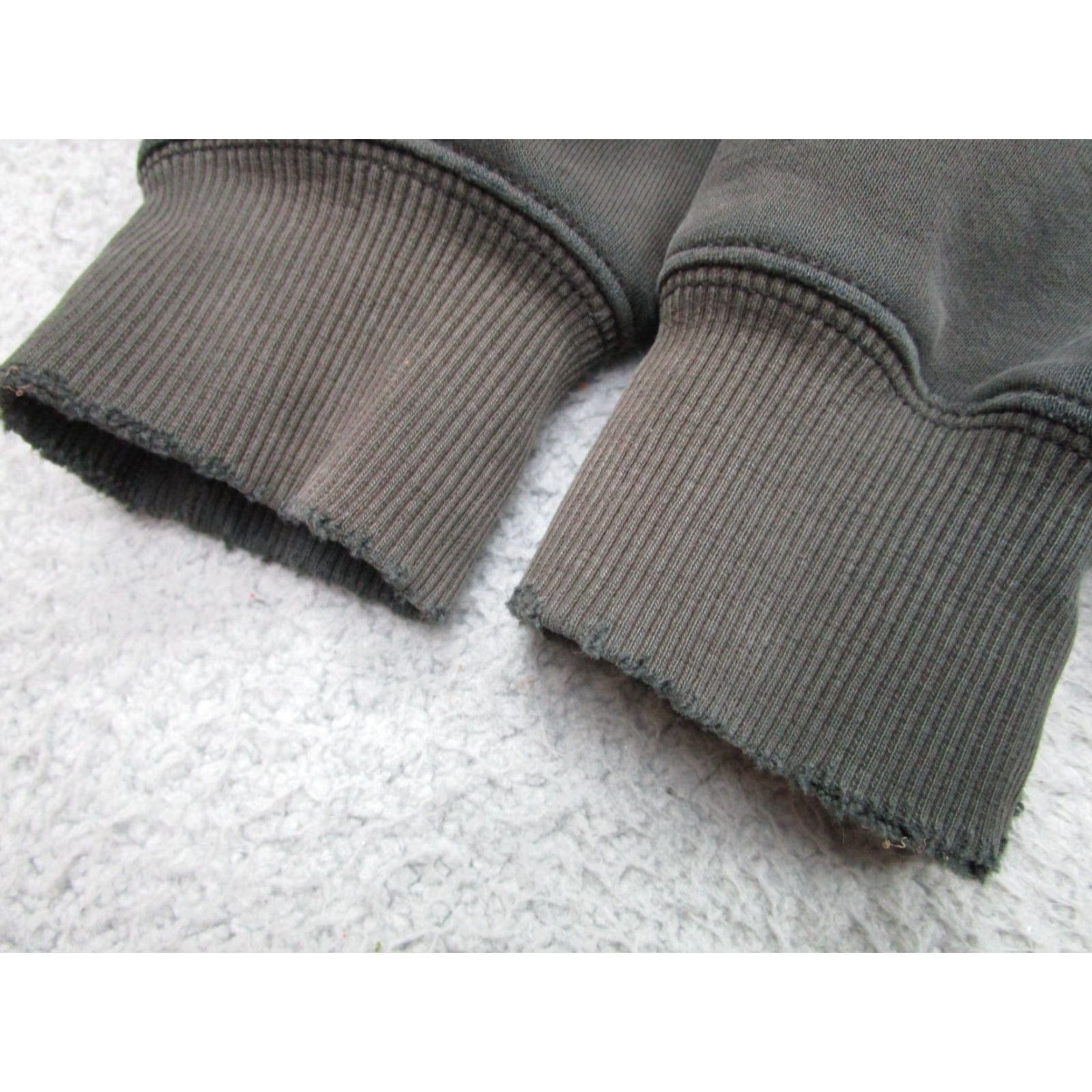 Carhartt Carhartt Hoodie Mens XL Black Distressed Grunge Pullover Sweatshirt Sweat Hoodie Pockets Logo Size US XL / EU 56 / 4 - 3 Thumbnail