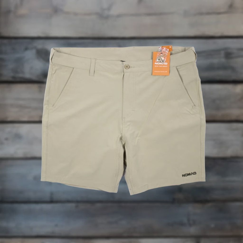 Nomad Nomad Outdoor Men's 9" Shorts Hybrid Stretch XXL Khaki N2000075 Size US 39 - 1 Thumbnail
