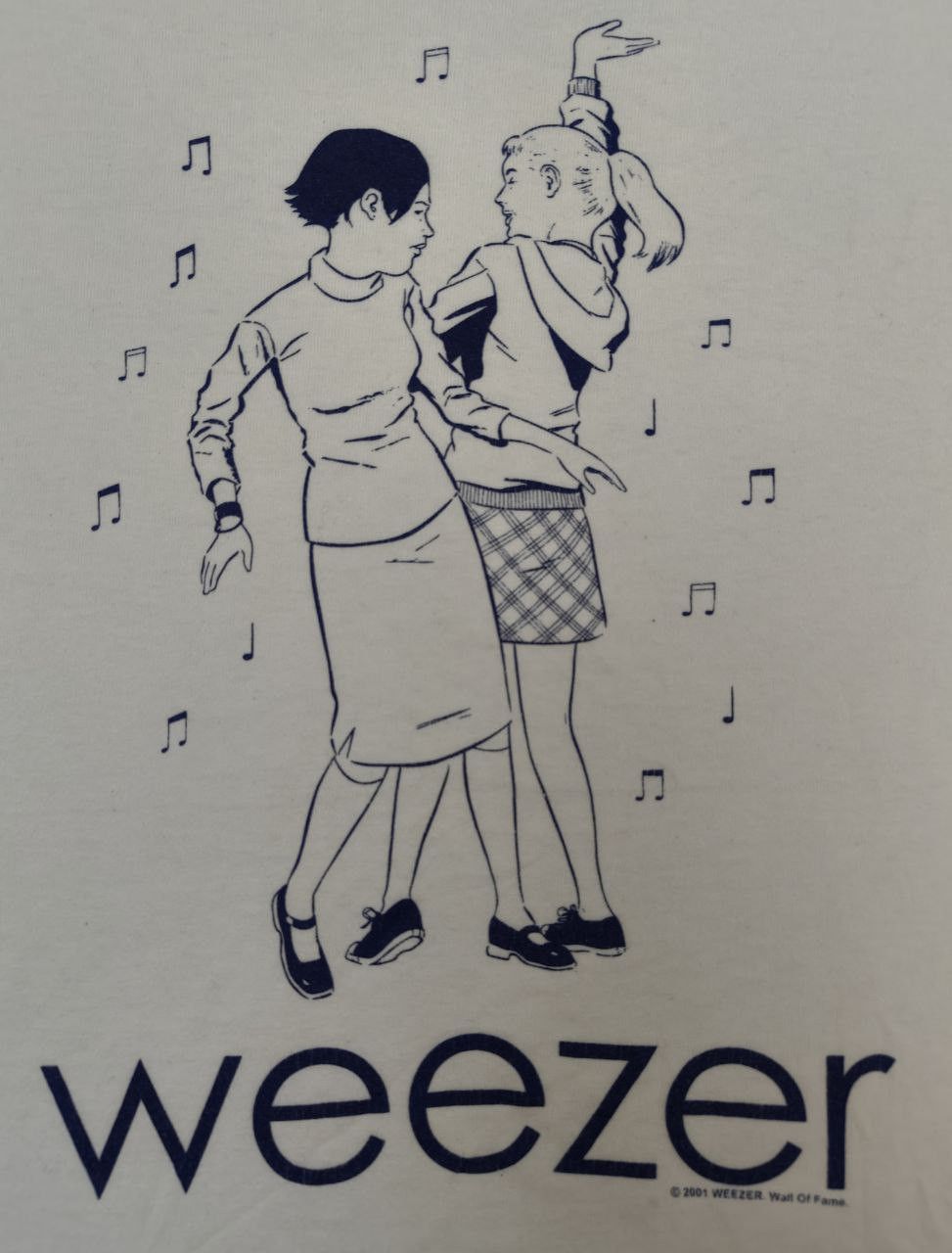 Vintage Y2K Vintage Weezer Band T Size S / US 4 / IT 40 - 3 Thumbnail