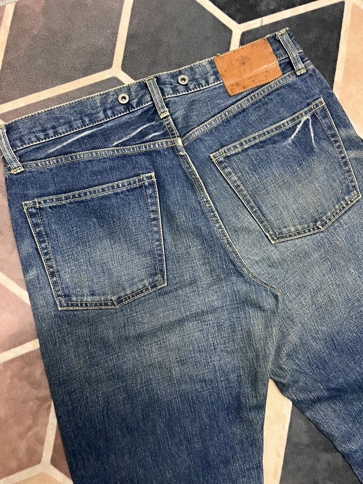 Japanese Brand journal standard distressed selvedge vintage big e style Size US 32 / EU 48 - 19 Thumbnail