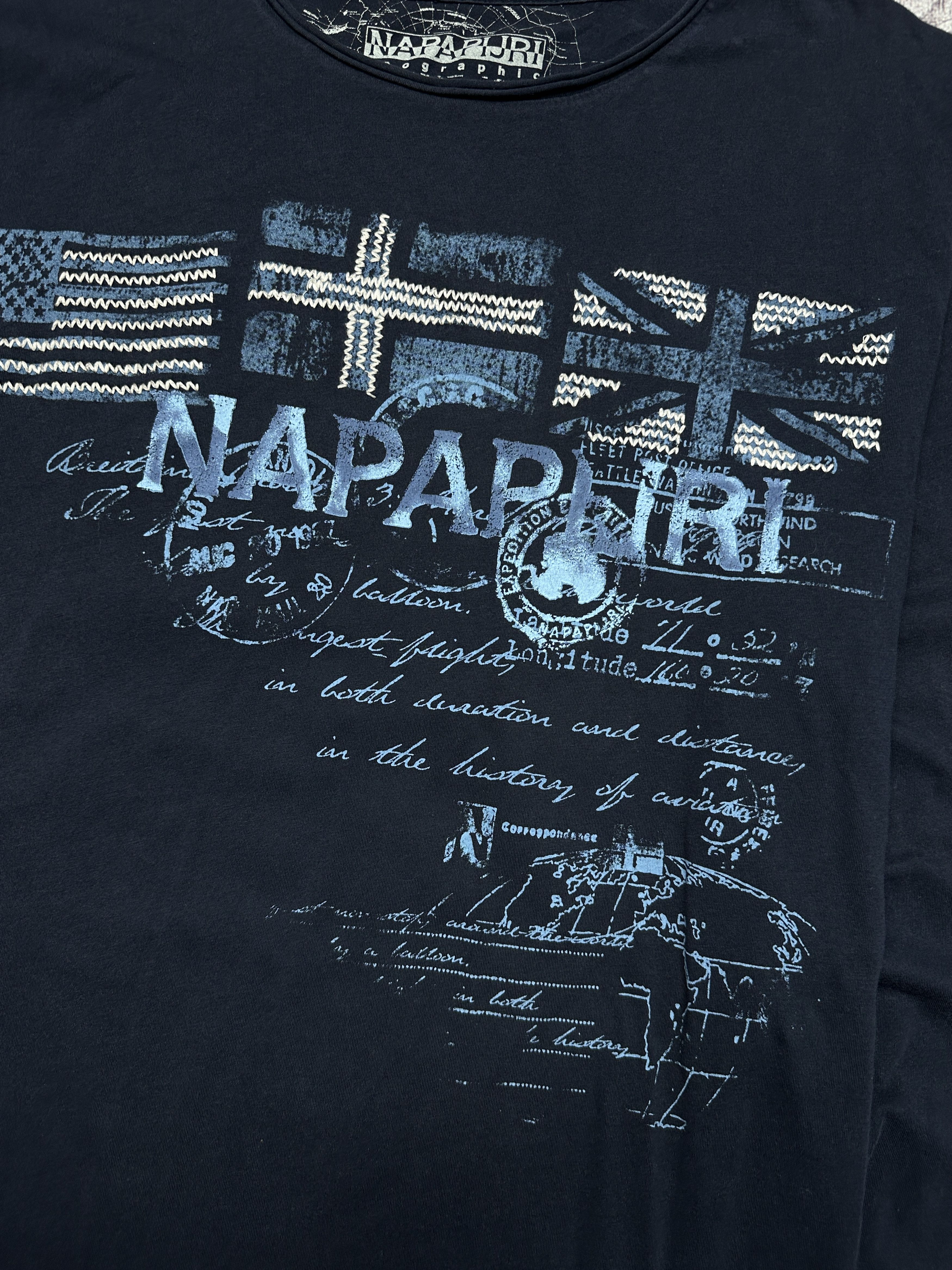 Napapijri Napapijri Vintage Mens Long Sleeve T-Shirt Size US XXL / EU 58 / 5 - 3 Thumbnail