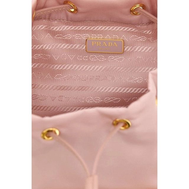 Prada PRADA Duet $1950 Peach Nylon Bucket Bag New & Authentic Size ONE SIZE - 4 Thumbnail