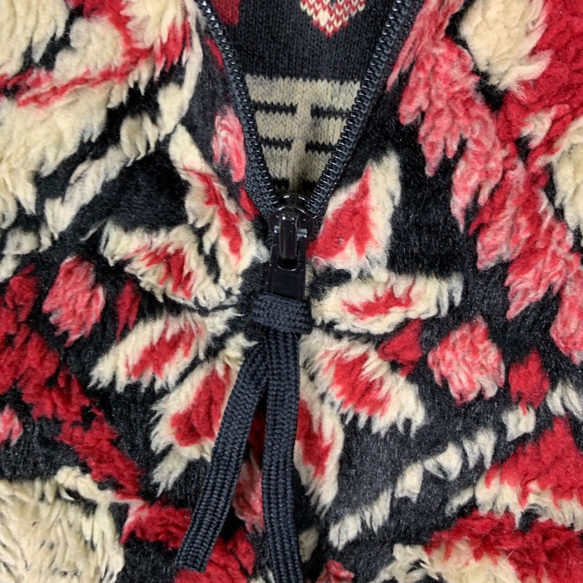 Vintage EMS Motif Design Fullprint Half Zip Pullover Fleece #0002-C1 Size M / US 6-8 / IT 42-44 - 14 Thumbnail