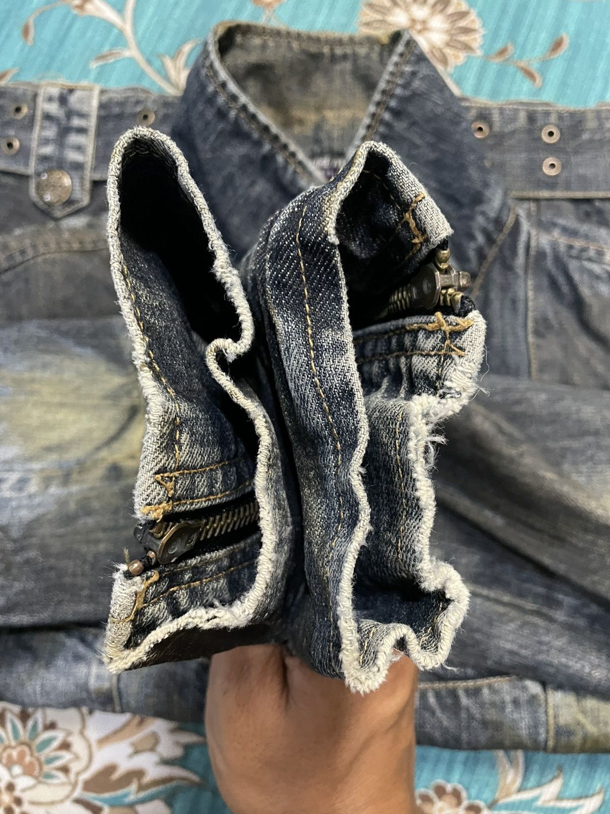 In The Attic In the Attic Distressed Rusty Mudwash Jacket Size US M / EU 48-50 / 2 - 6 Thumbnail
