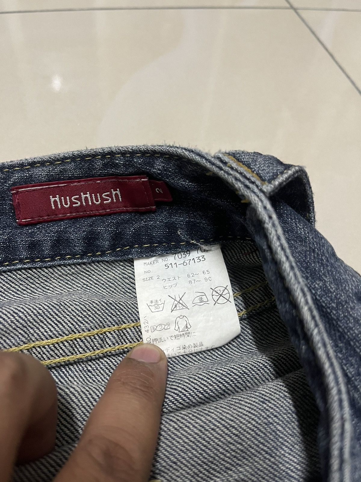 Tornado Mart Flare jeans Hush hush baggy low rise baker pant wideleg F1 Size US 30 / EU 46 - 11 Thumbnail