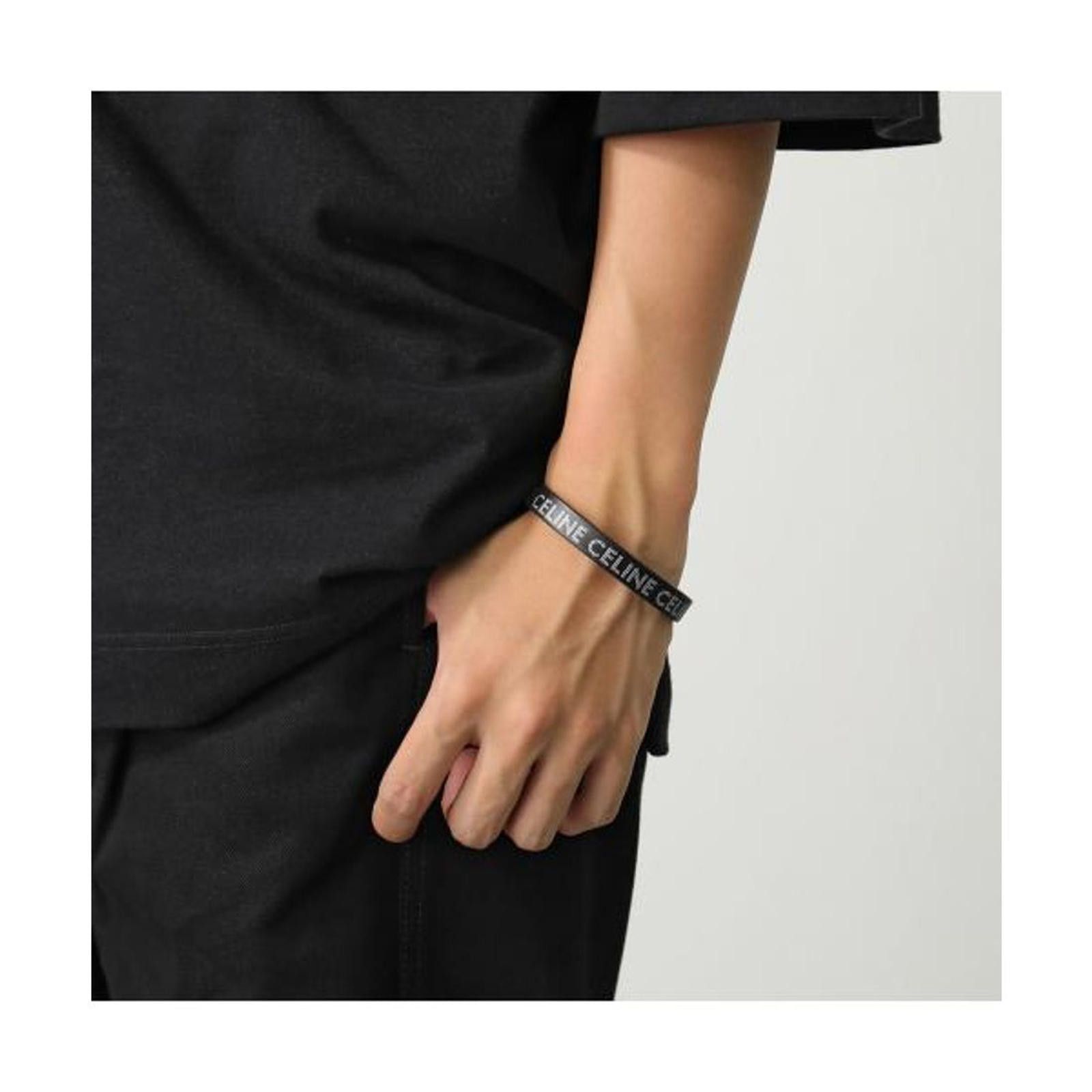 Celine Celine Logo Studs Leather Bracelet Size ONE SIZE - 3 Thumbnail