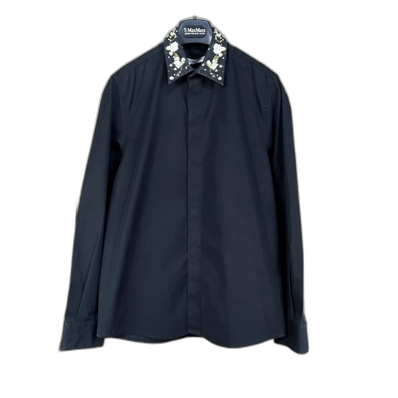 Givenchy Givenchy Floral Collar Long Sleeve Shirt -2507