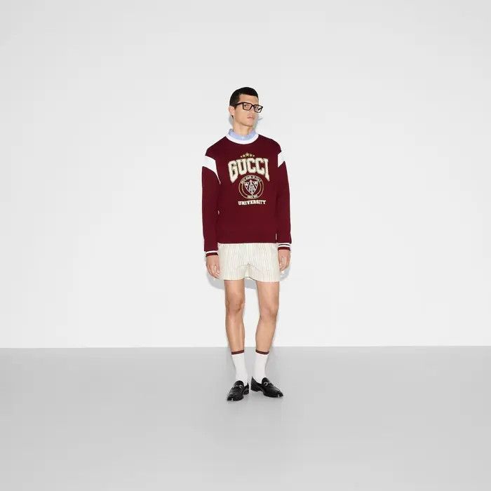 Gucci o1loc1c1125 806170 Embroidered Cotton Jersey Sweatshirt Size US S / EU 44-46 / 1 - 6 Thumbnail