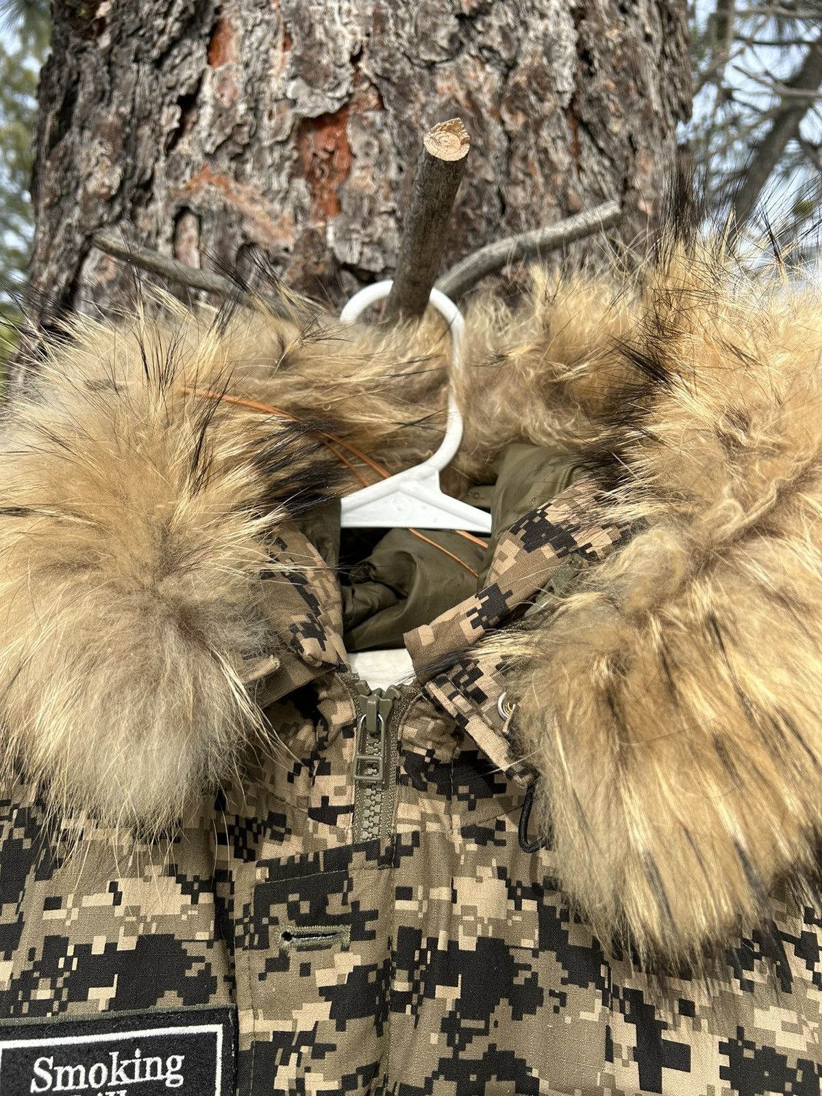 FR2 Fxxking Rabbits Smoking Kills Camo Parka Size US M / EU 48-50 / 2 - 2 Thumbnail