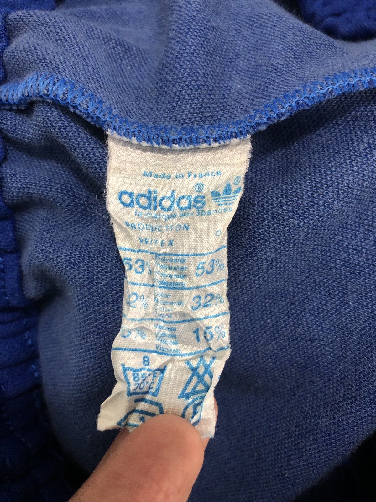 Vintage Vintage 80s Adidas Ventex Track Pants Made in France Size US 30 / EU 46 - 6 Thumbnail