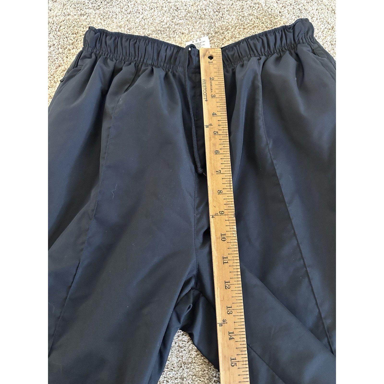 Adidas Vintage Y2K Adidas Pants Men Medium Black Windbreaker Size US 31 - 5 Thumbnail