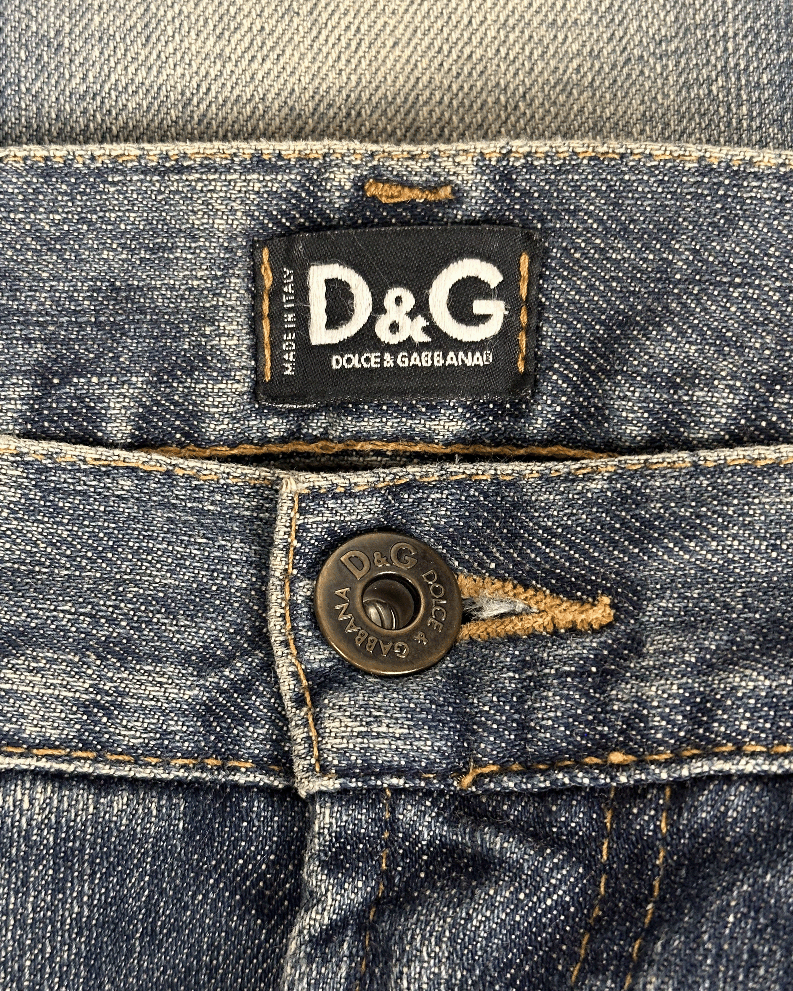 Dolce & Gabbana Dolce&Gabbana Vintage Distressed Flared Jeans Size US 27 - 8 Thumbnail