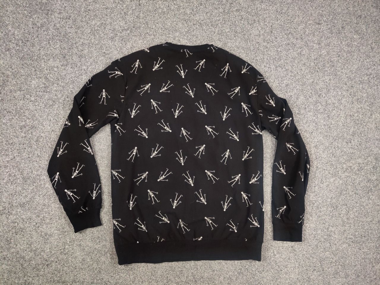 If Six Was Nine Vtg Japan Fleece Sweatshirt Skeleton Le Grande Bleu L.G.B. Size US M / EU 48-50 / 2 - 10 Thumbnail