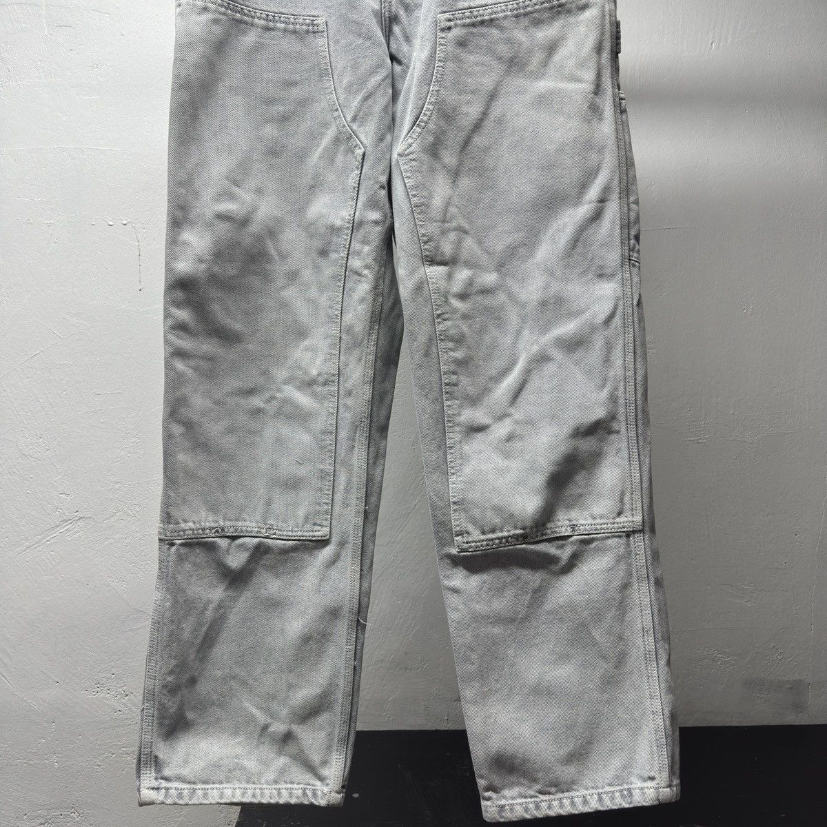 Carhartt Wip Carhartt WIP Faded Grey Single Knee Pants ERD Grunge Chrome Size US 31 - 4 Thumbnail